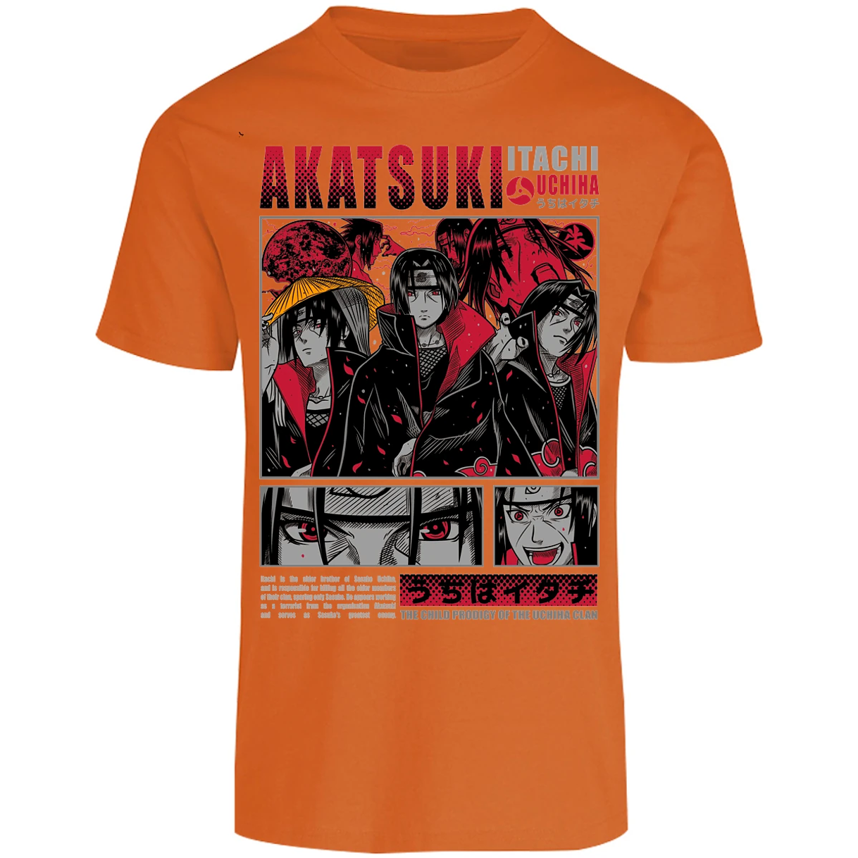 Playera Naruto Diseo De Itachi Uchiha para Adulto 2