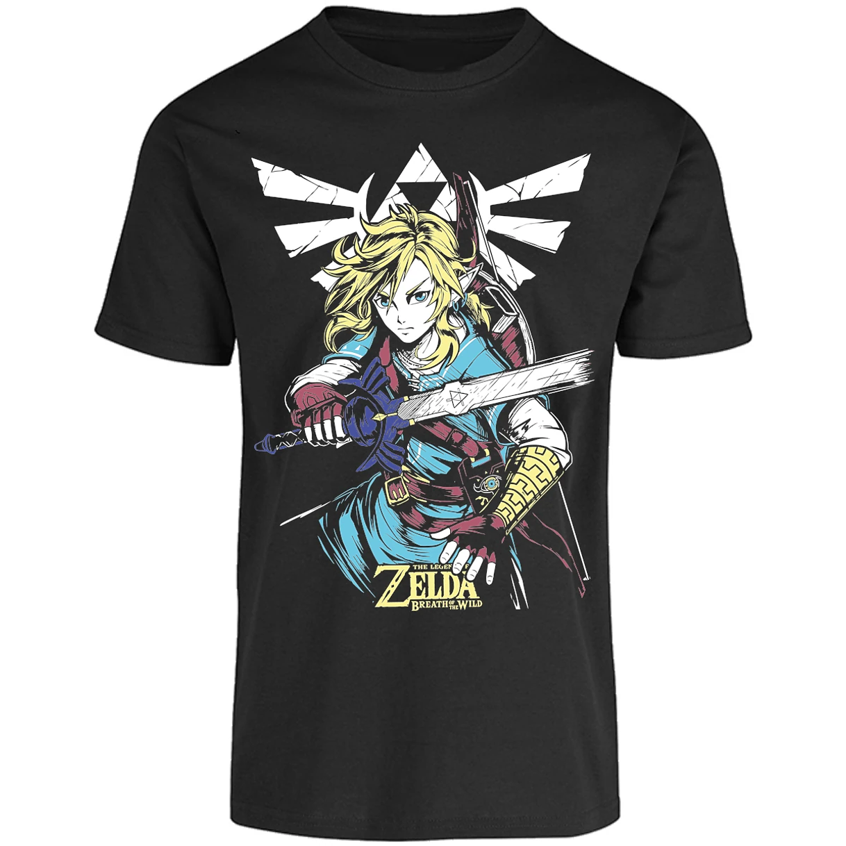 Playera The Leyend Of Zelda Link Botw para Adulto 12