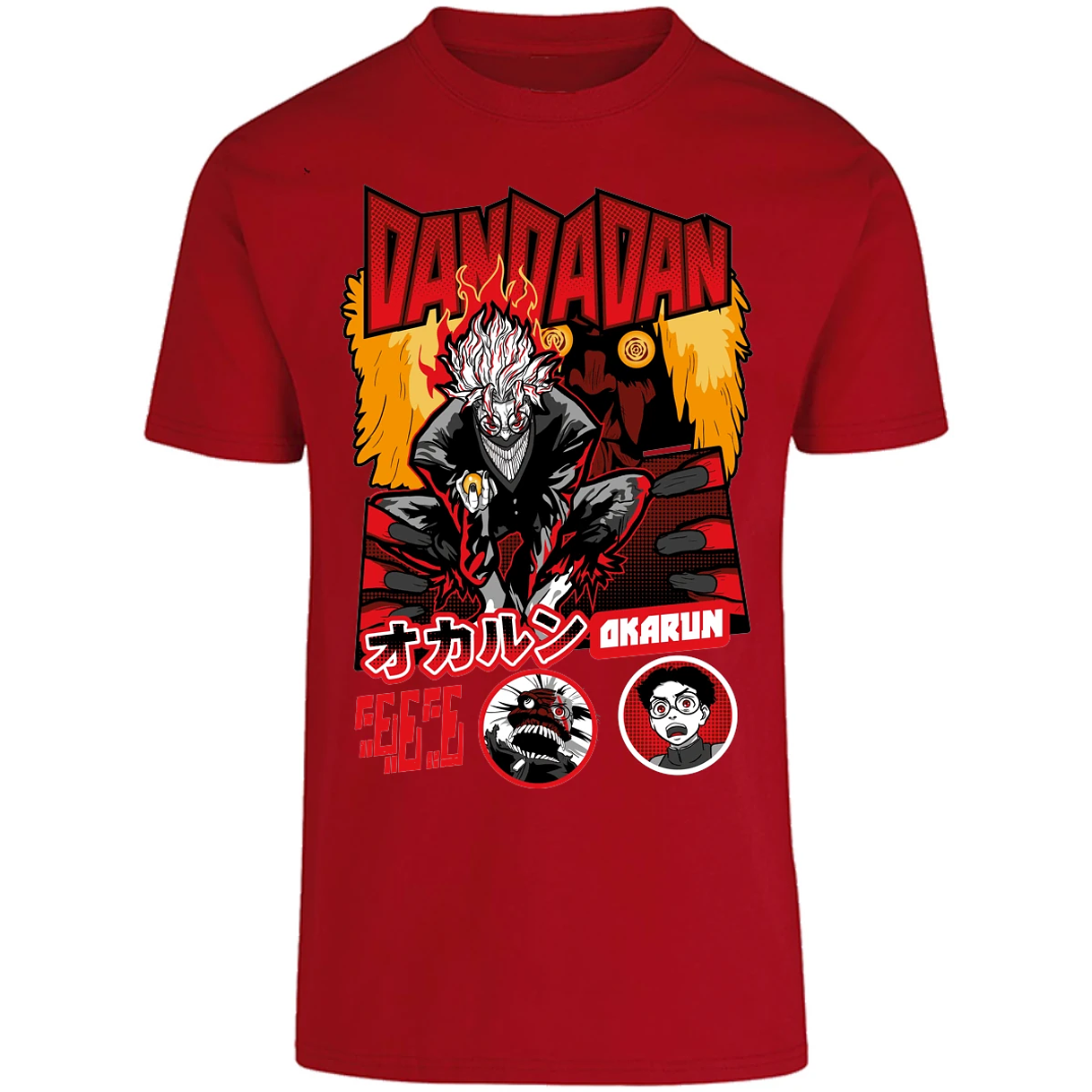 Playera One Piece Okarun X Turboabuela para Adulto 3