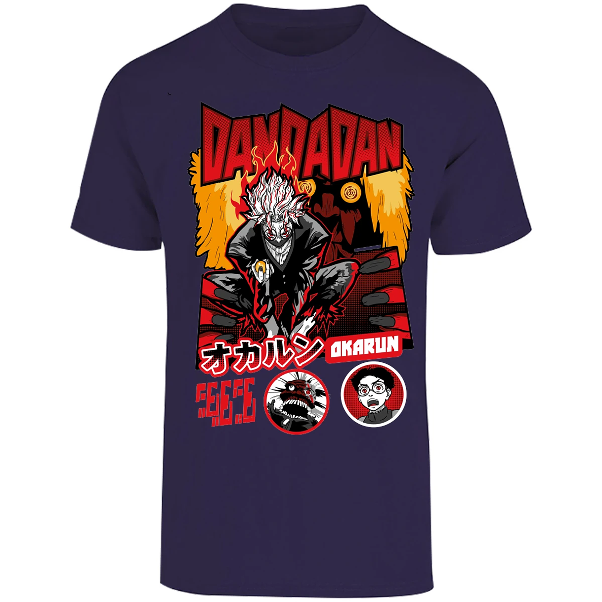 Playera One Piece Okarun X Turboabuela para Adulto 7