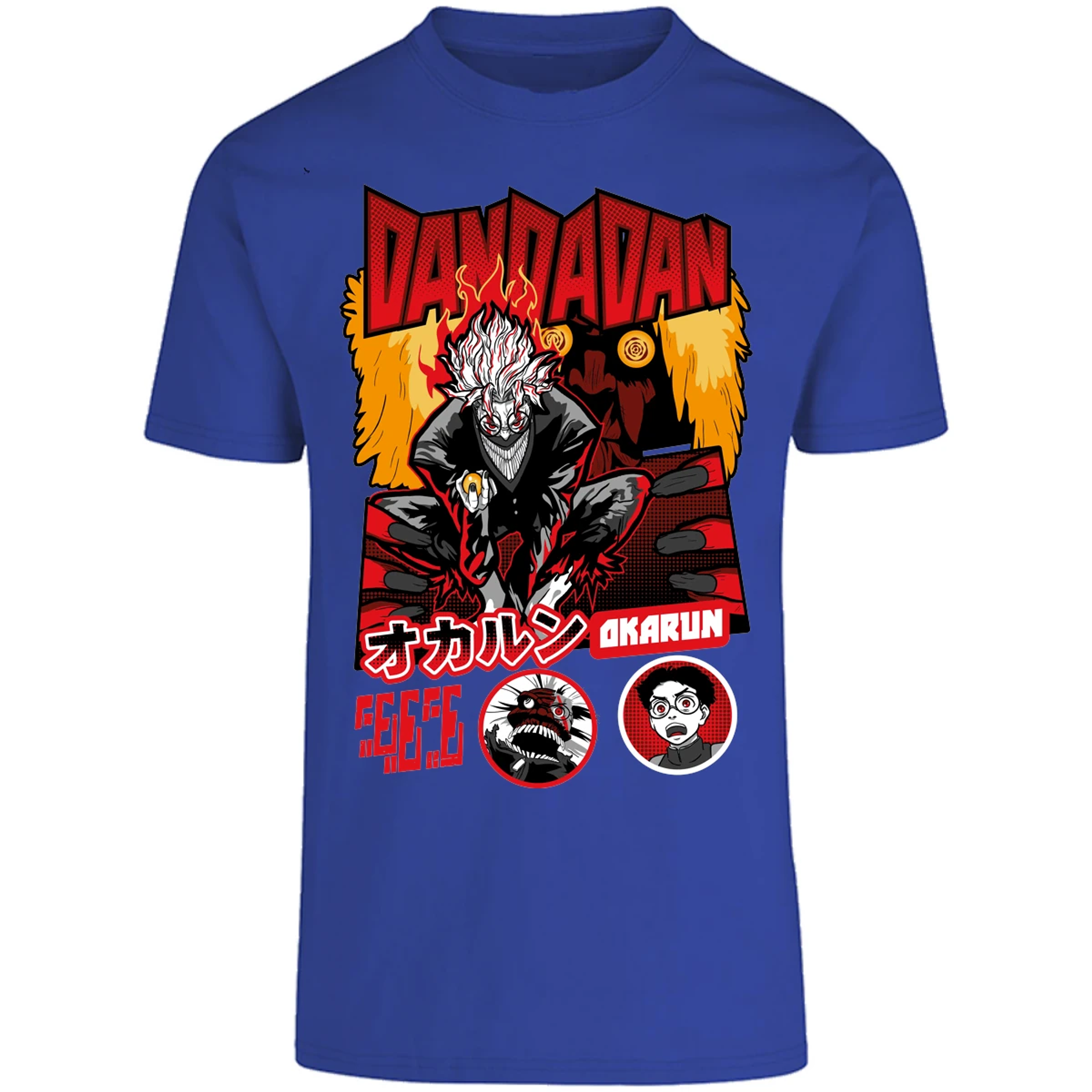 Playera One Piece Okarun X Turboabuela para Adulto 12