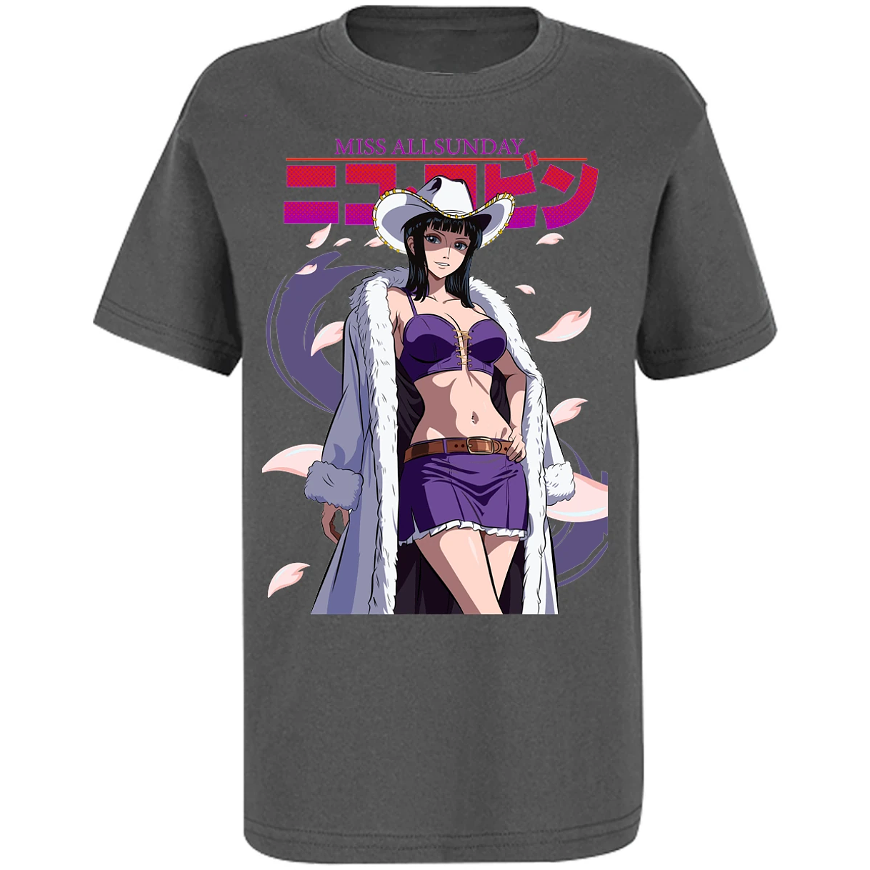 Playera One Piece Nico Miss Allsunday para Niño 21