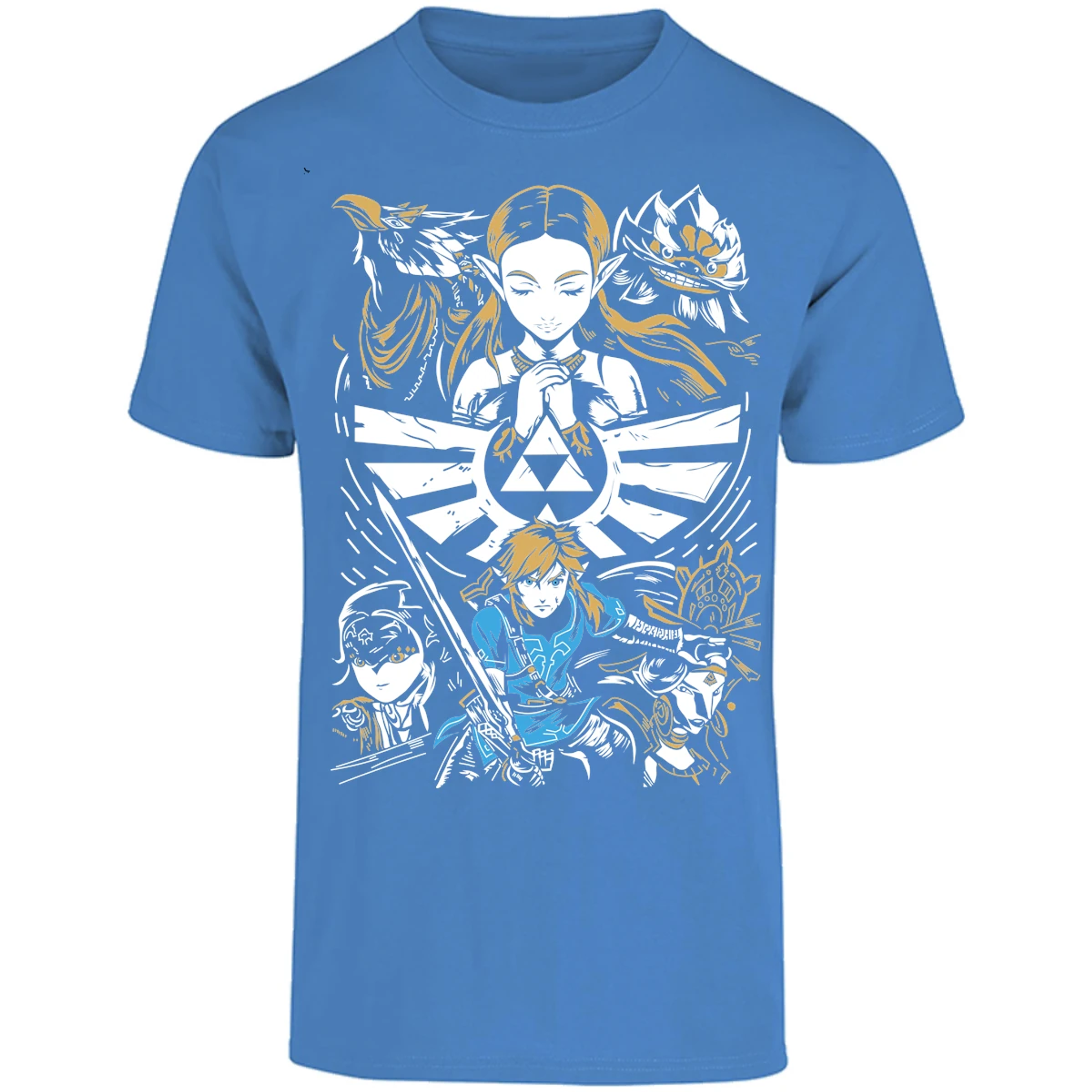 Playera The Leyend Of Zelda Diseo Link Y Zelda para Adulto 28