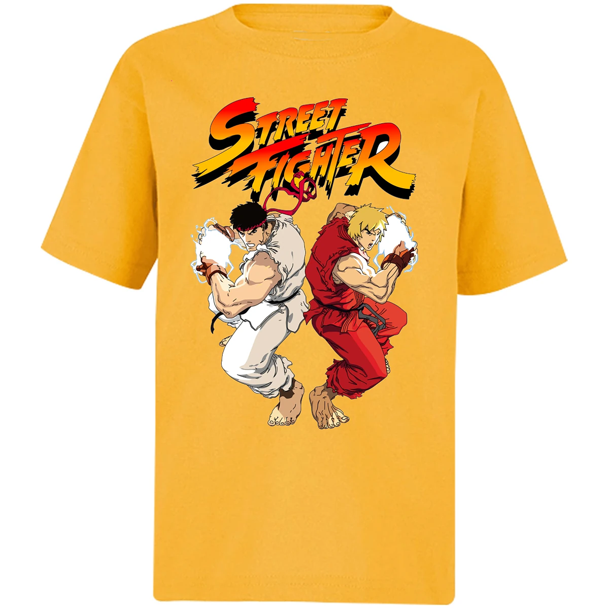 Playera Street Fighter Ryu Y Ken para Niño 7