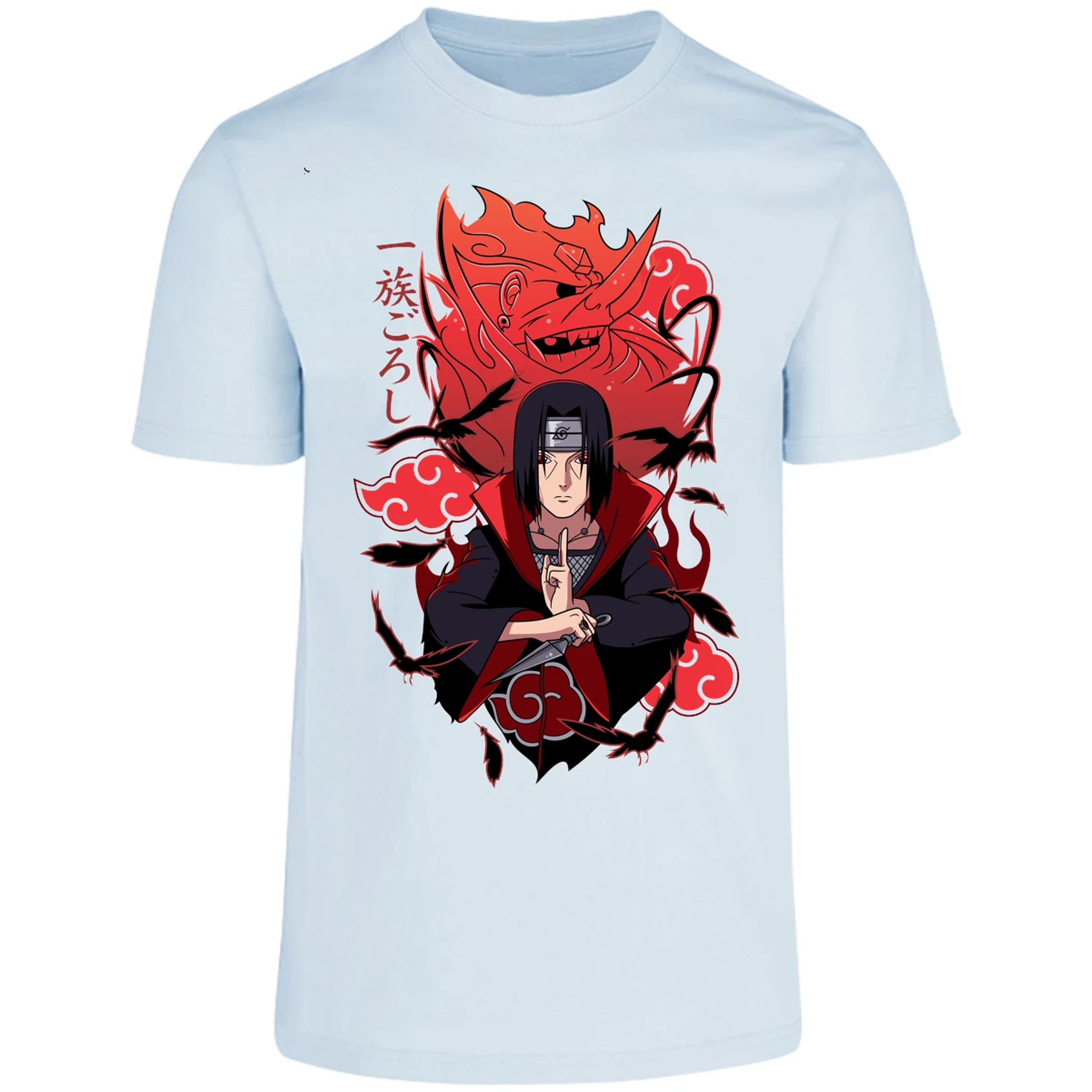 Playera Naruto Itachi Anime para Adulto 21