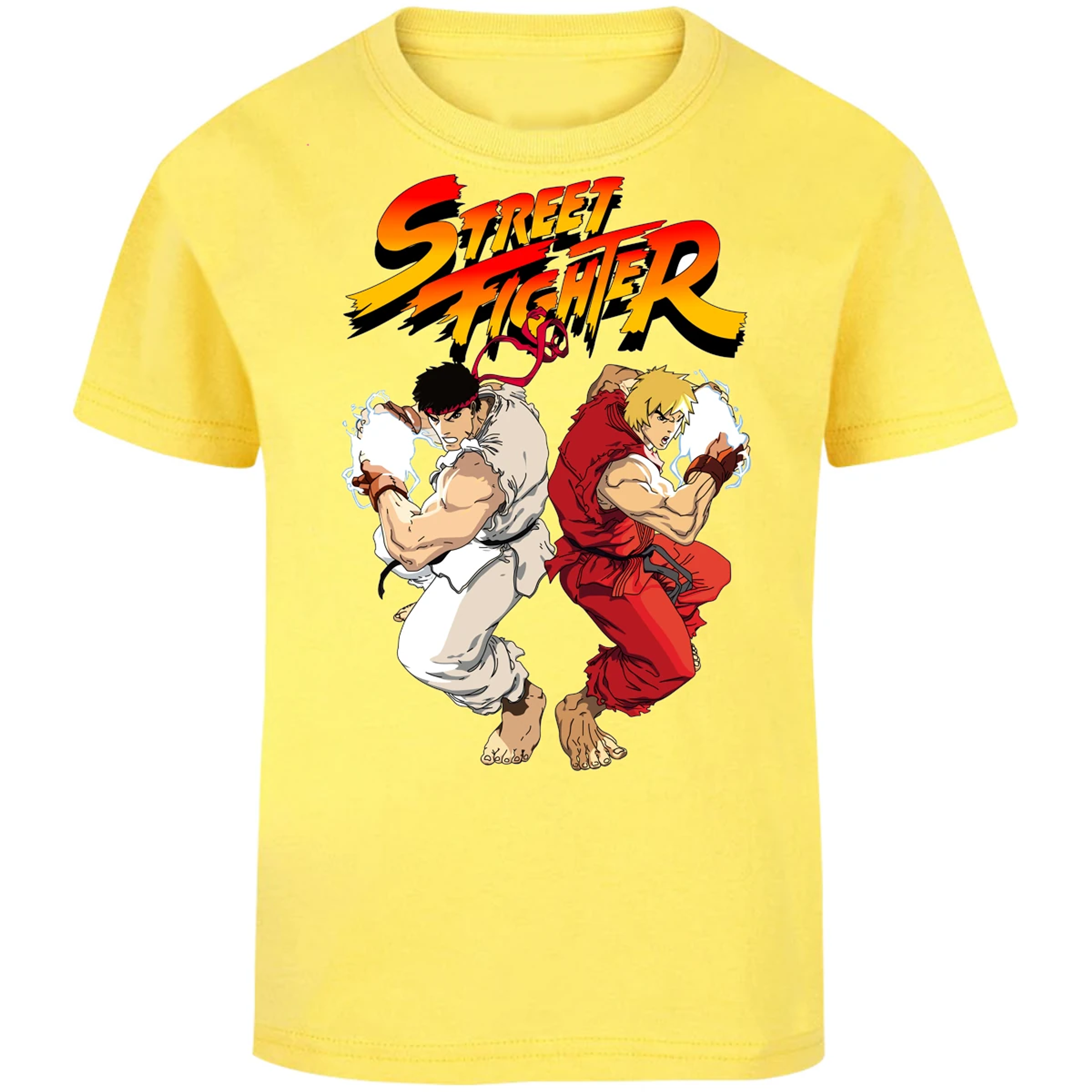 Playera Street Fighter Ryu Y Ken para Niño 12