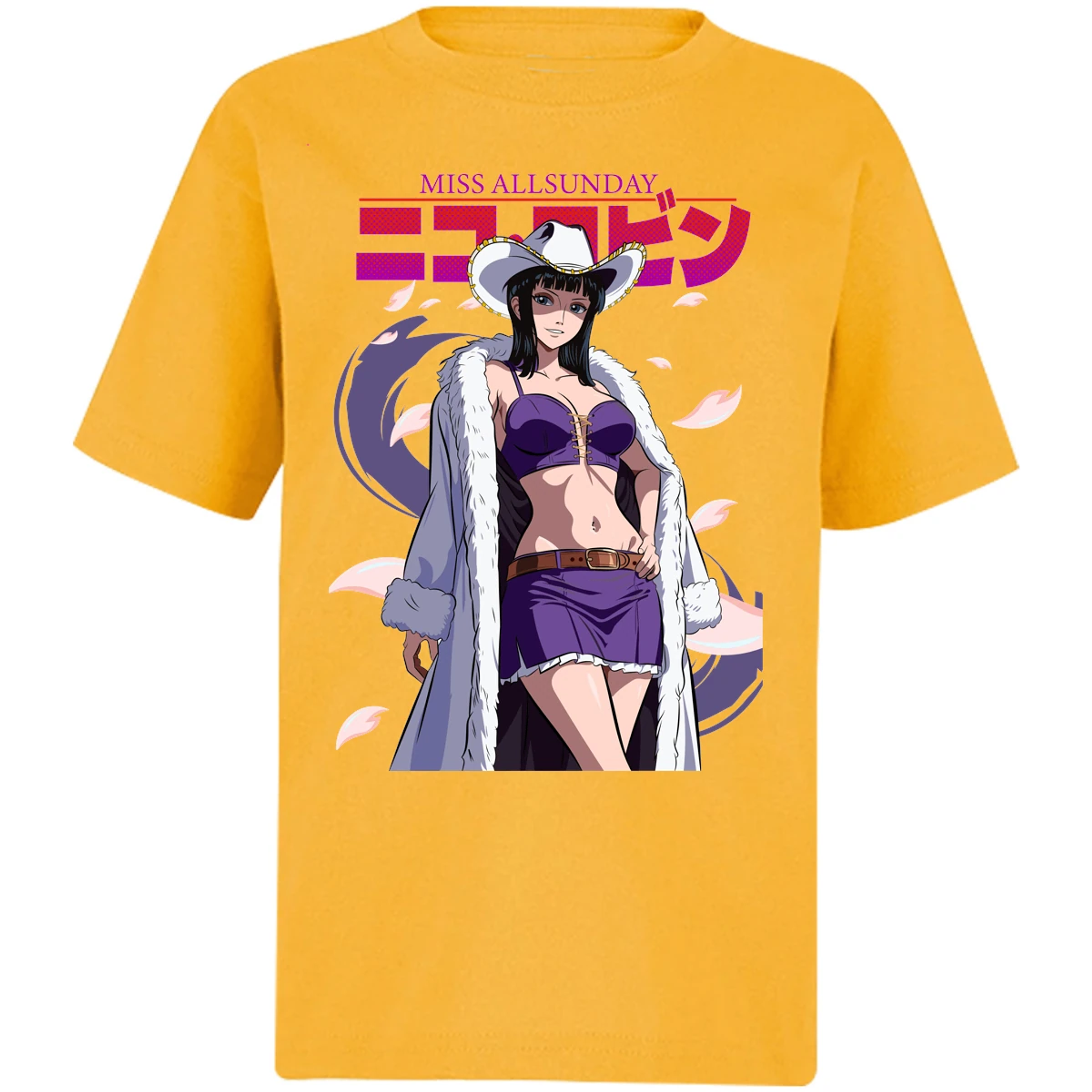 Playera One Piece Nico Miss Allsunday para Niño 33