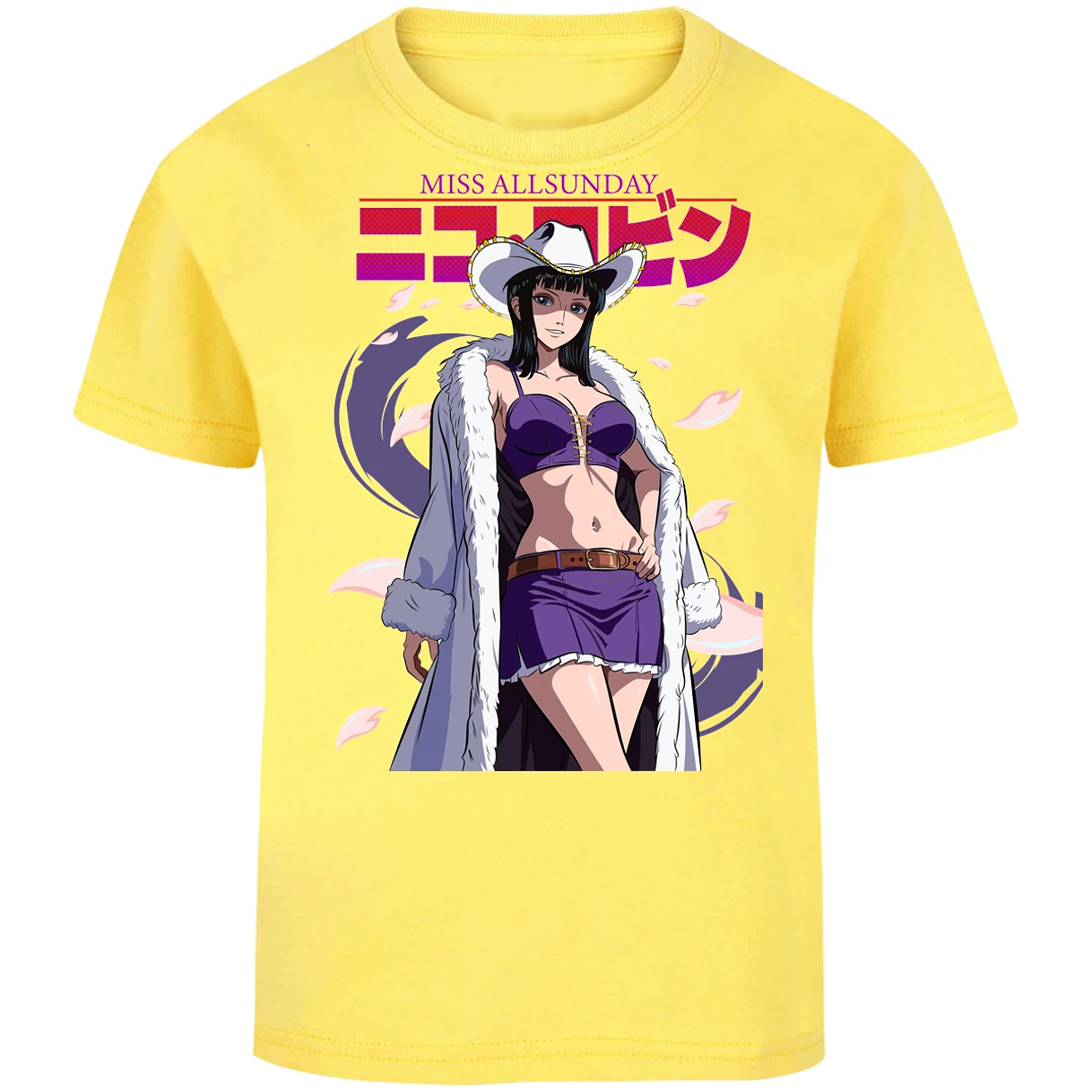 Playera One Piece Nico Miss Allsunday para Niño 7