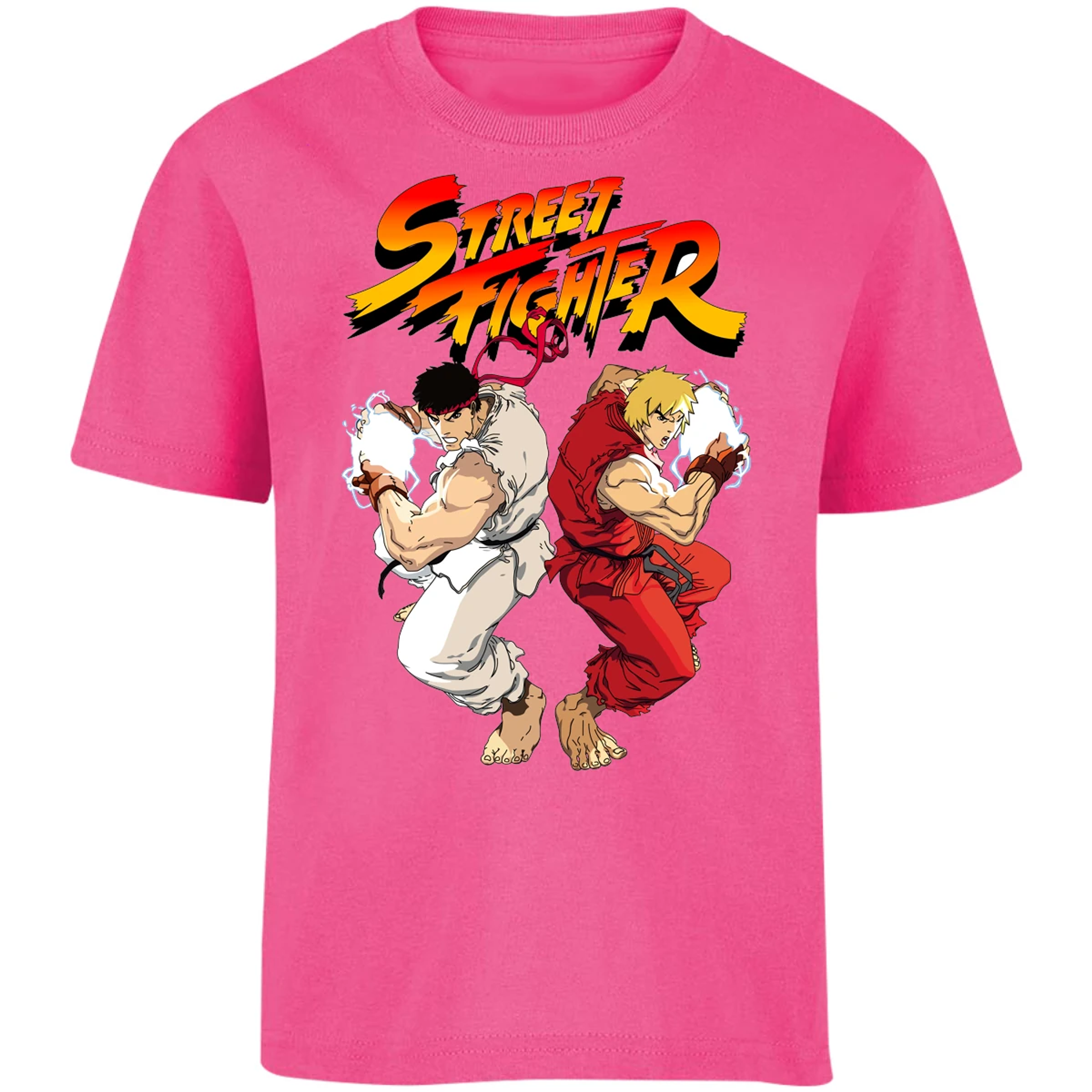 Playera Street Fighter Ryu Y Ken para Niño 10