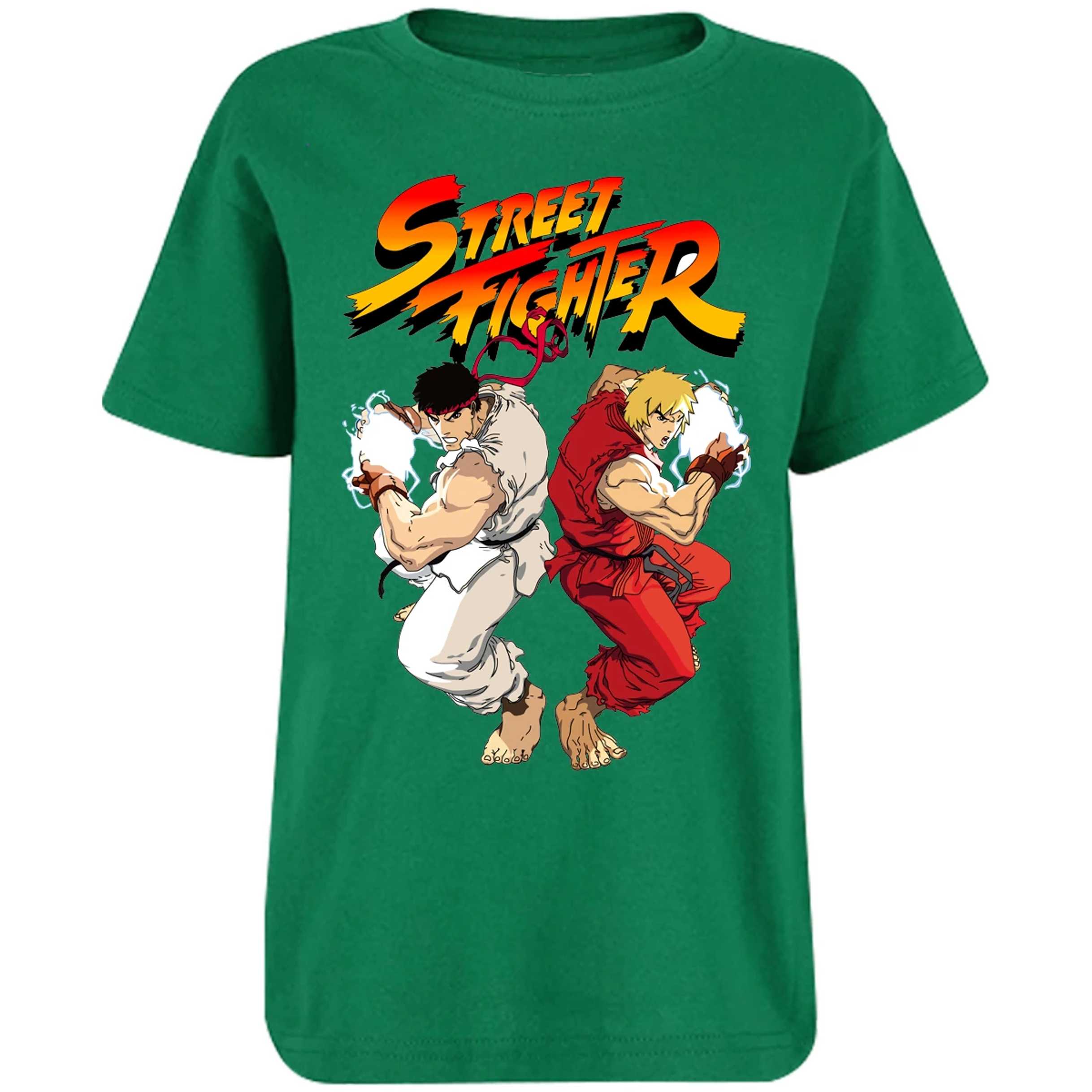 Playera Street Fighter Ryu Y Ken para Niño 13