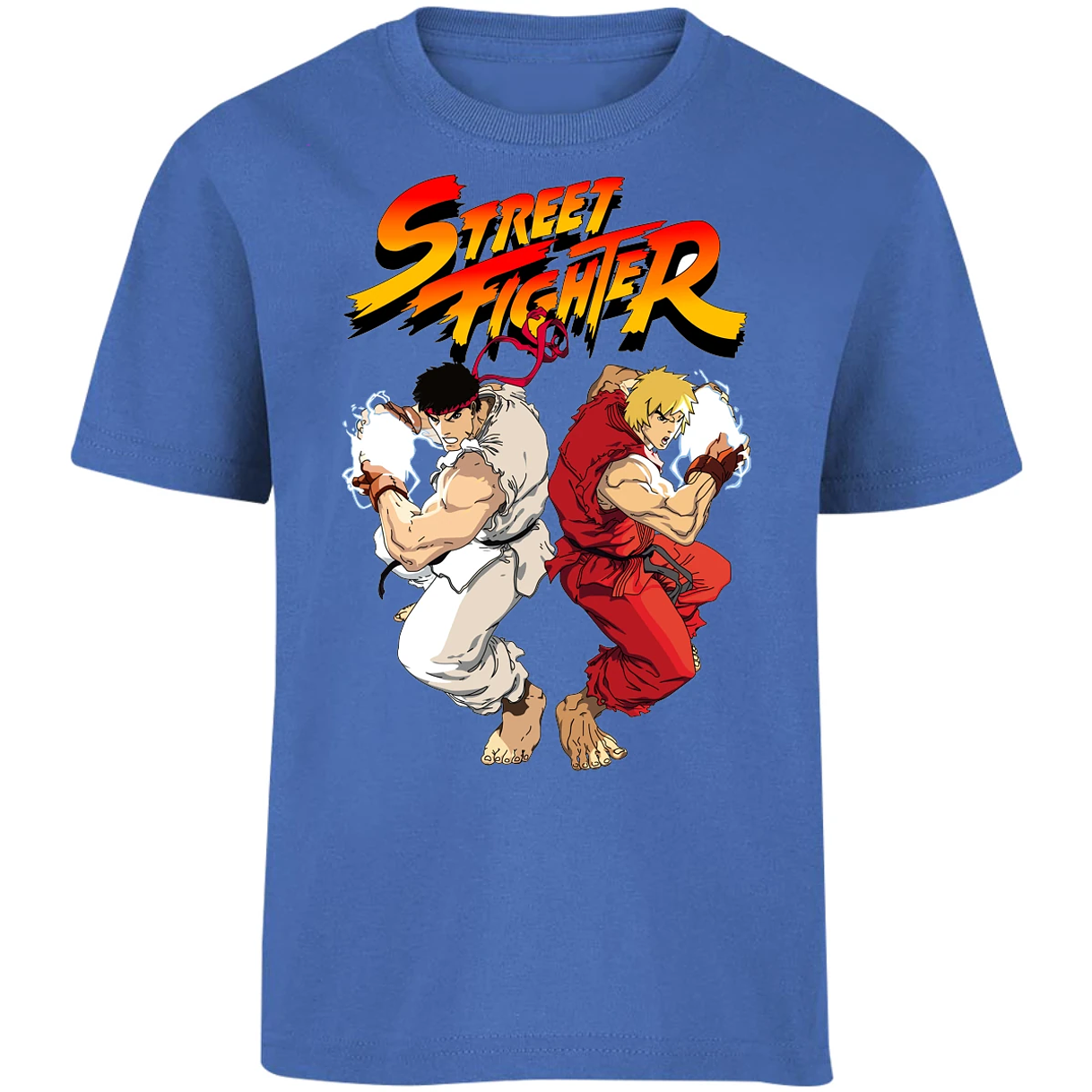 Playera Street Fighter Ryu Y Ken para Niño 17