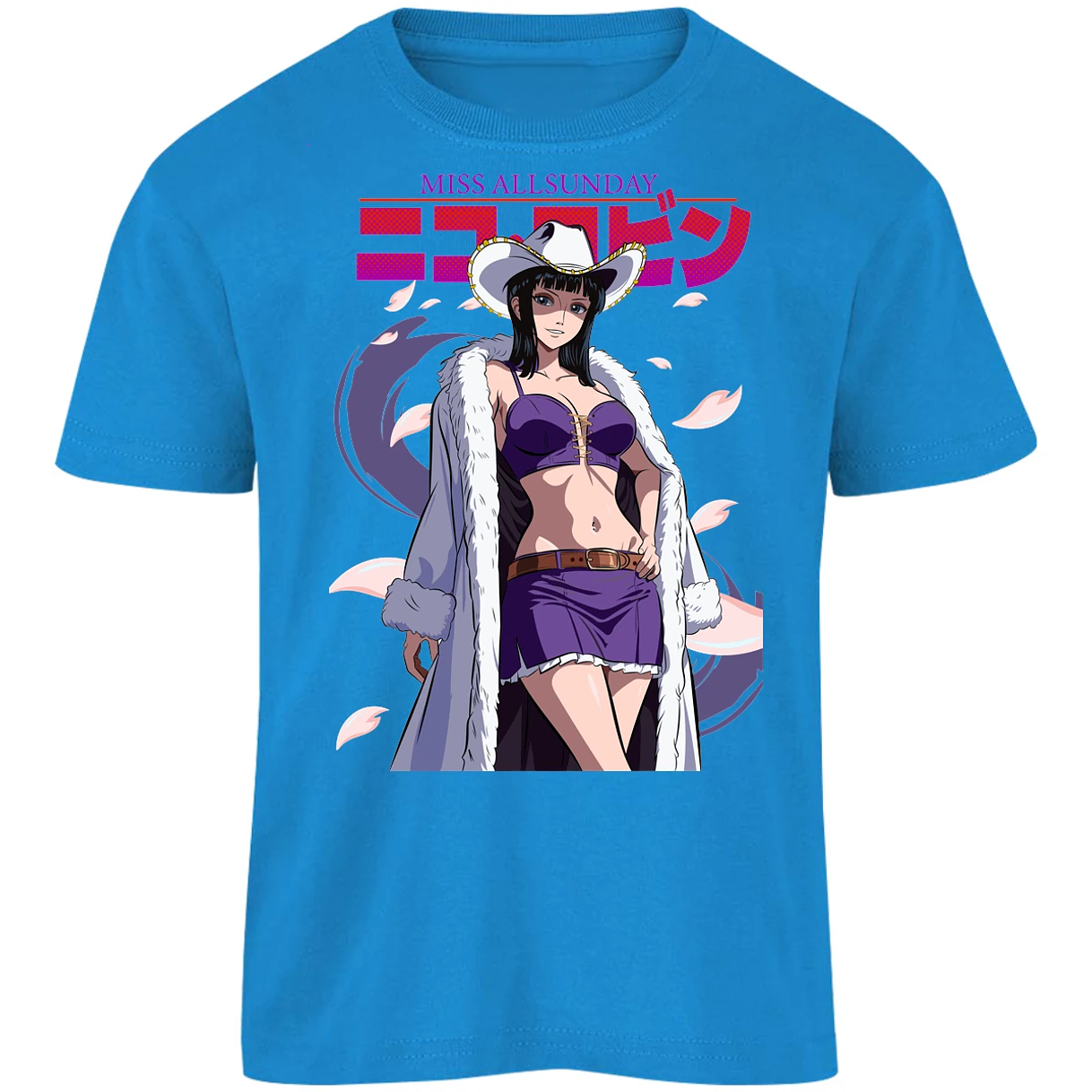 Playera One Piece Nico Miss Allsunday para Niño 1