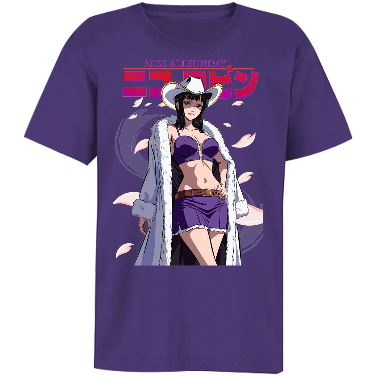 Playera One Piece Nico Miss Allsunday para Niño 9