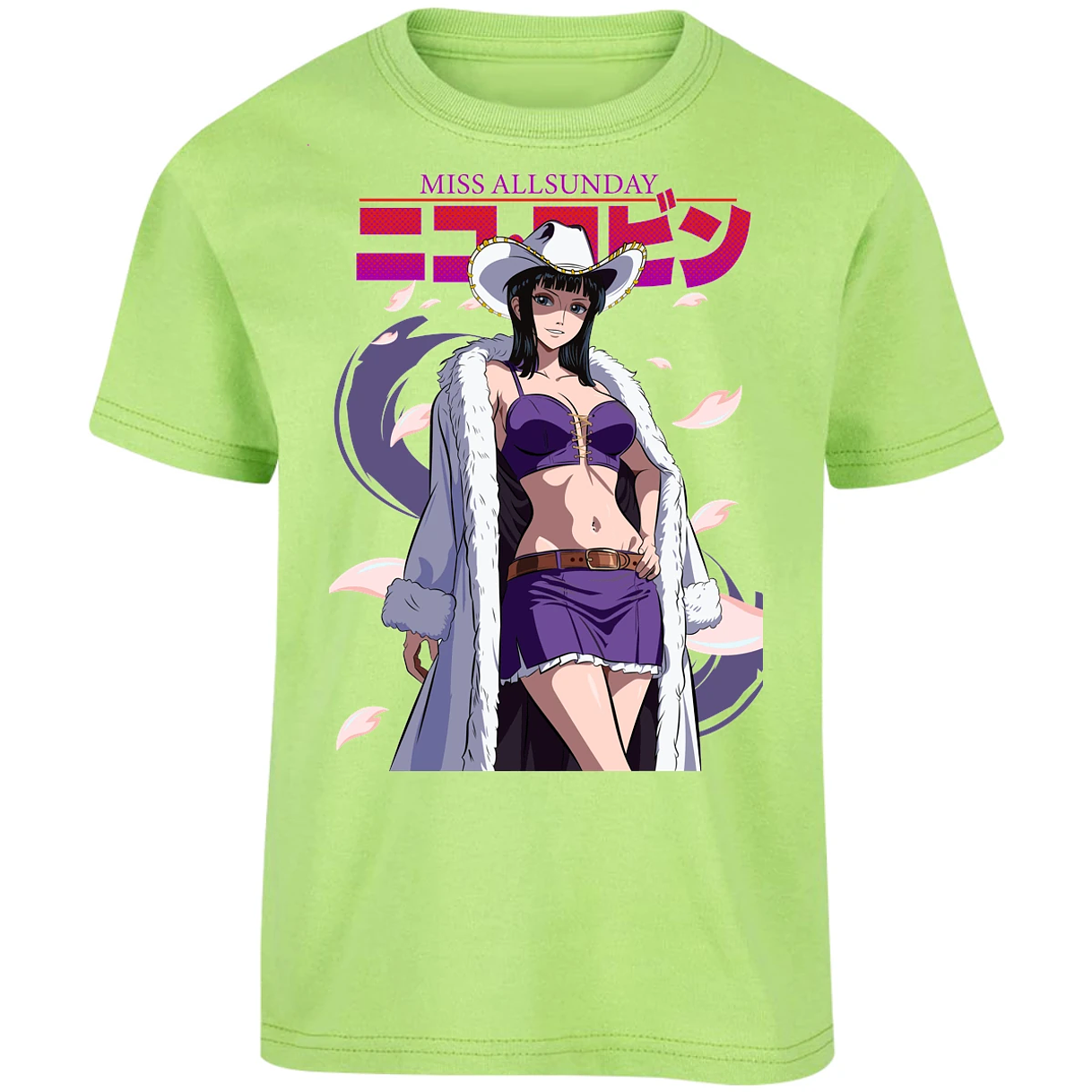 Playera One Piece Nico Miss Allsunday para Niño 15