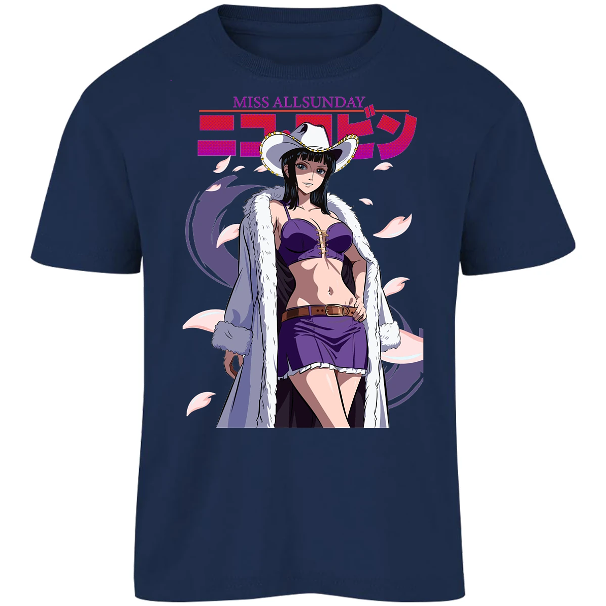 Playera One Piece Nico Miss Allsunday para Niño 17