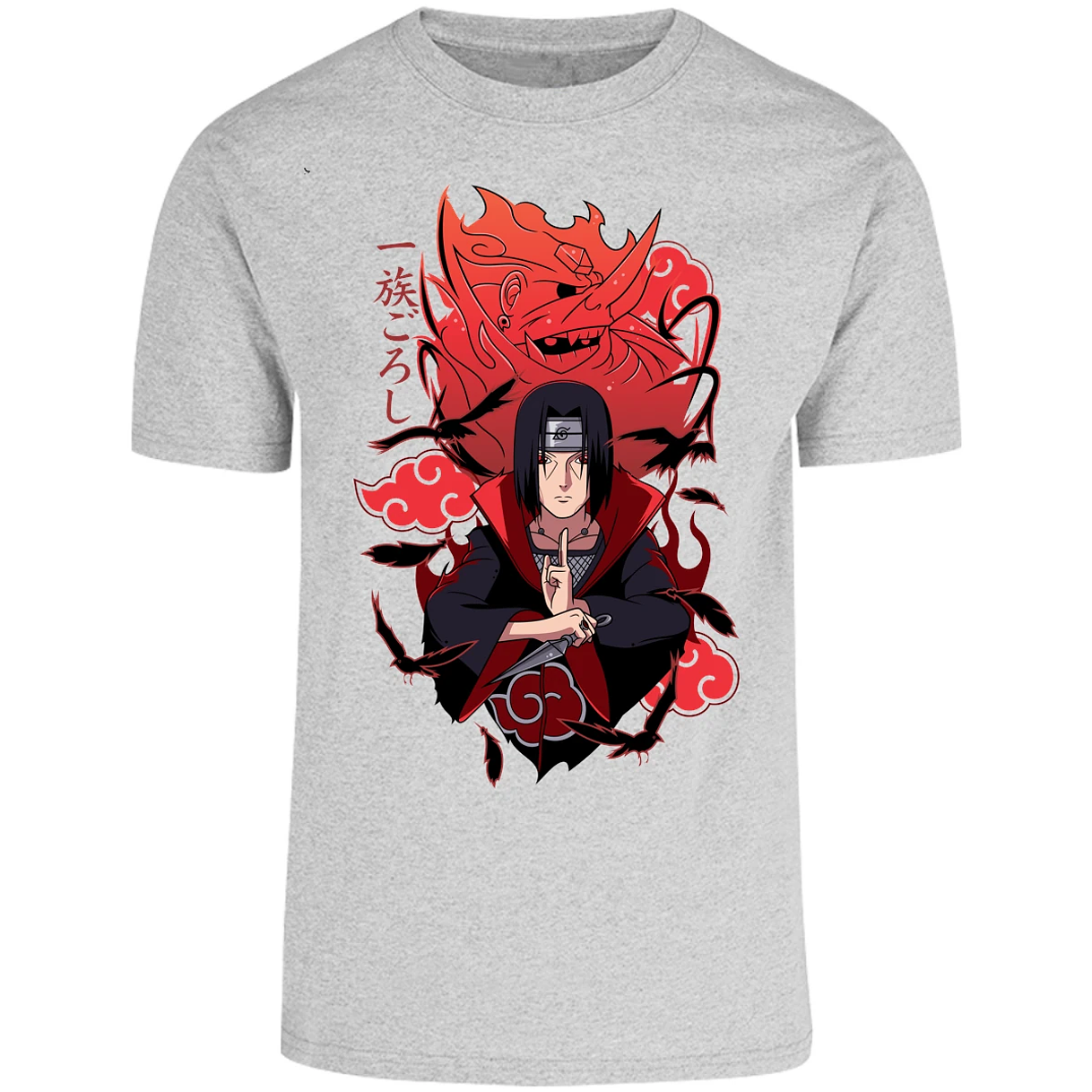 Playera Naruto Itachi Anime para Adulto 8