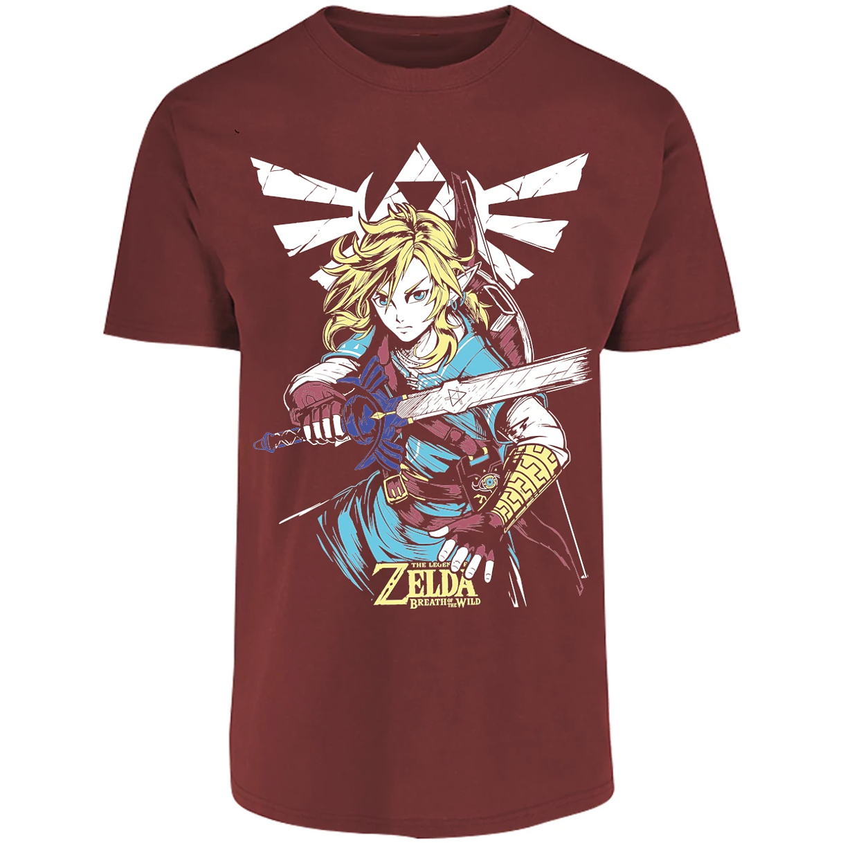 Playera The Leyend Of Zelda Link Botw para Adulto 14