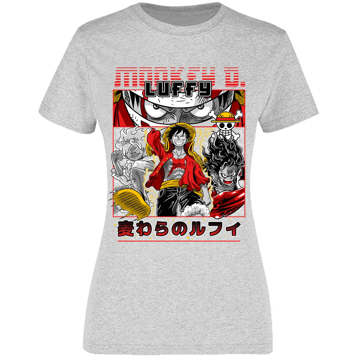 Blusa One Piece Luffy Anime Blusa para Mujer 33
