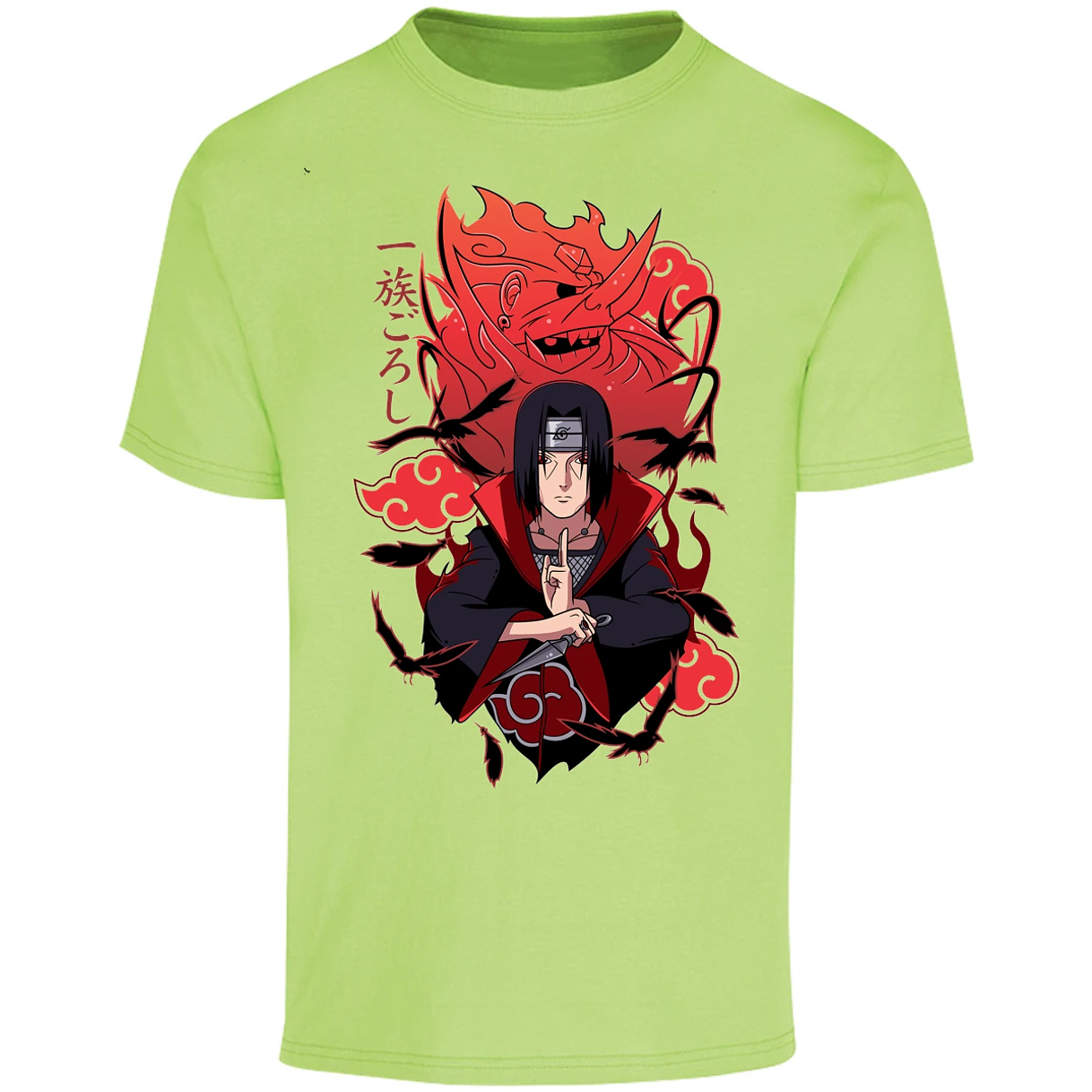 Playera Naruto Itachi Anime para Adulto 12