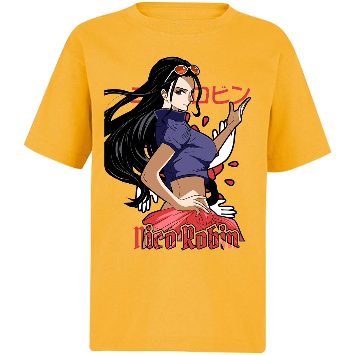 Playera One Piece Nico Robin para Niño 23