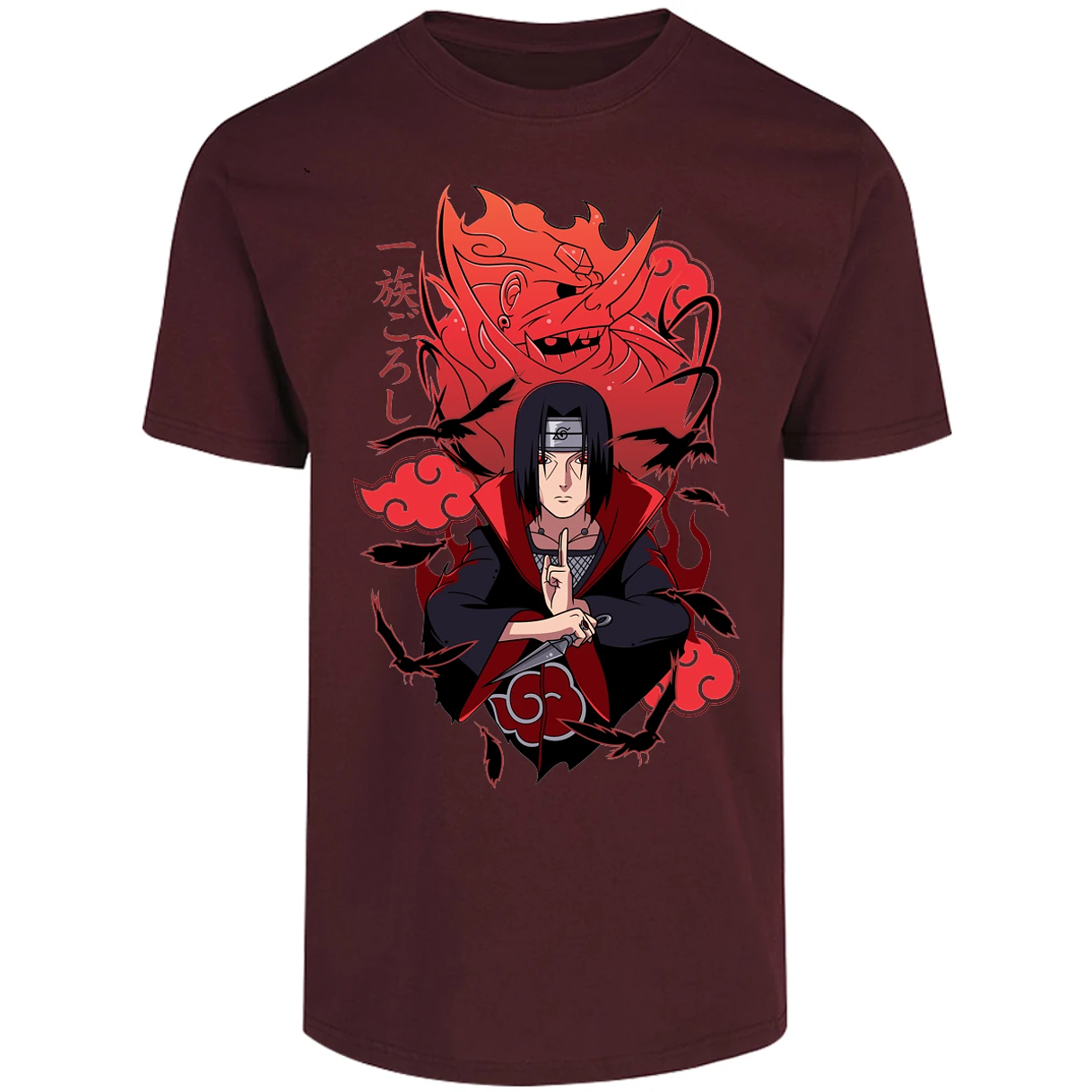 Playera Naruto Itachi Anime para Adulto 1