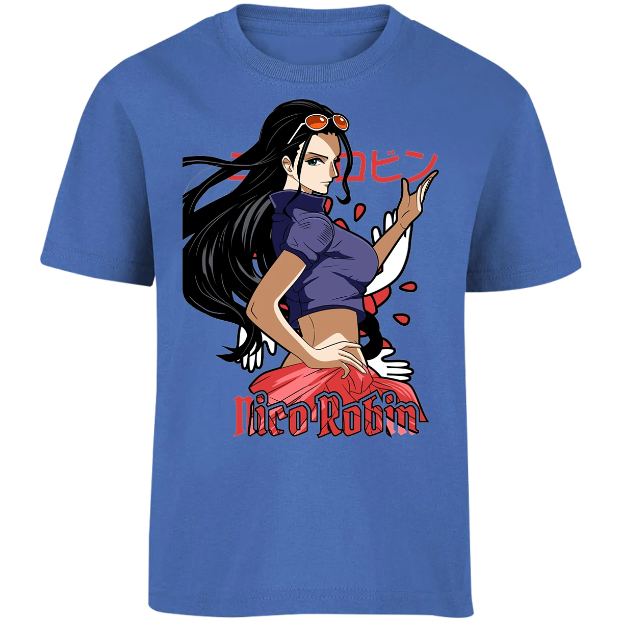 Playera One Piece Nico Robin para Niño 9