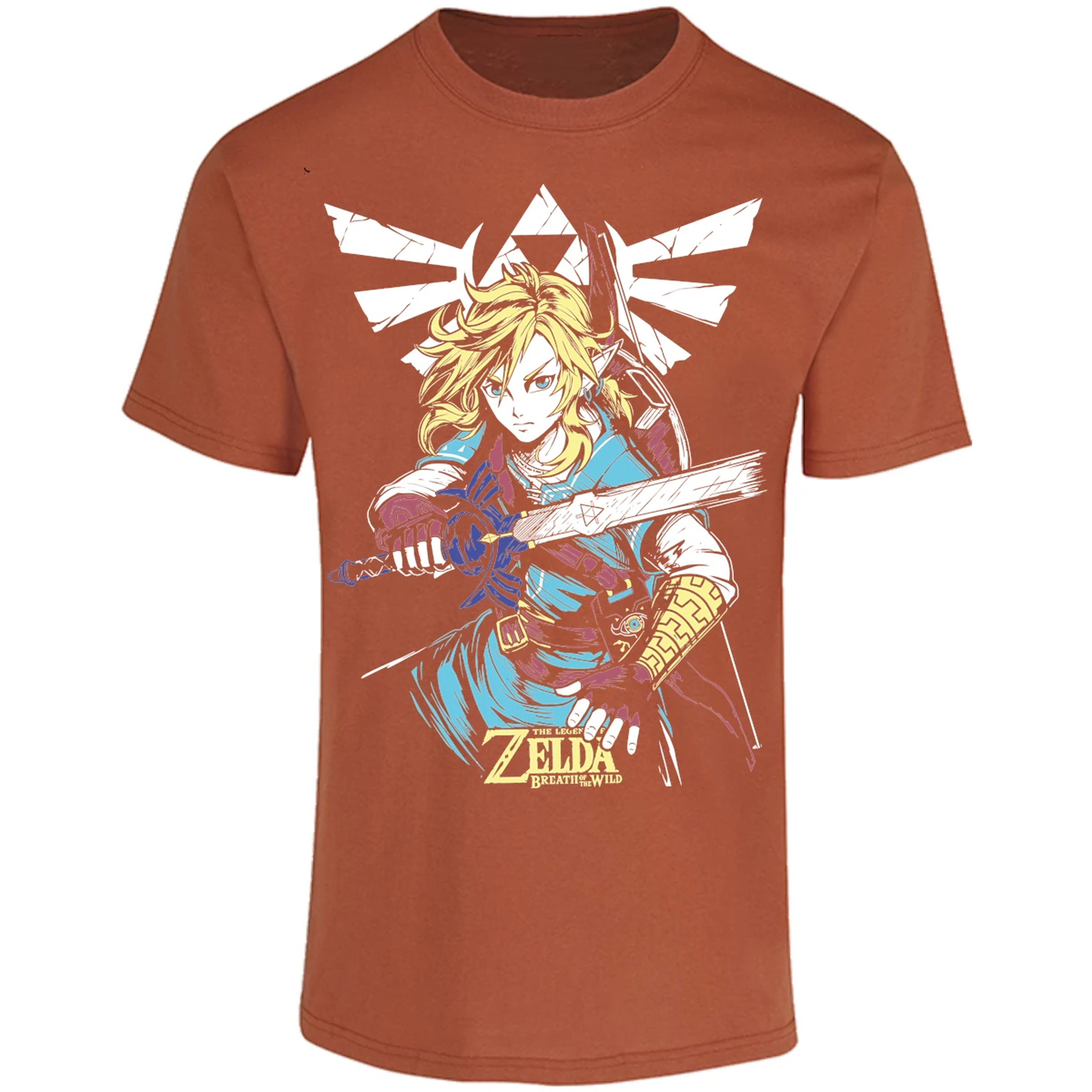 Playera The Leyend Of Zelda Link Botw para Adulto 9