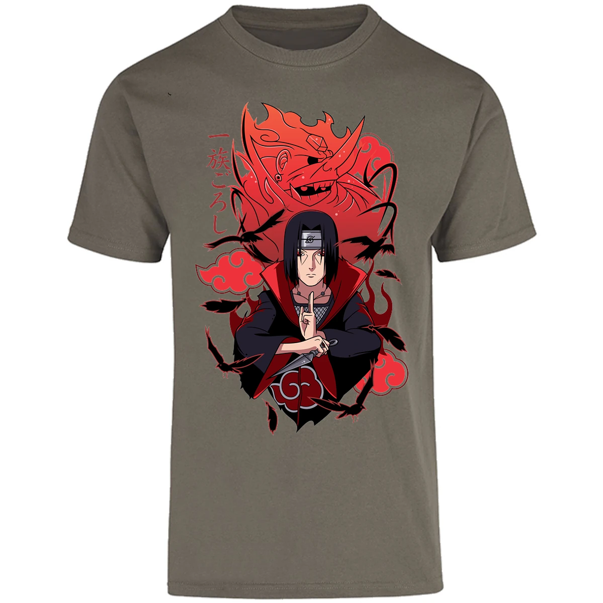 Playera Naruto Itachi Anime para Adulto 19