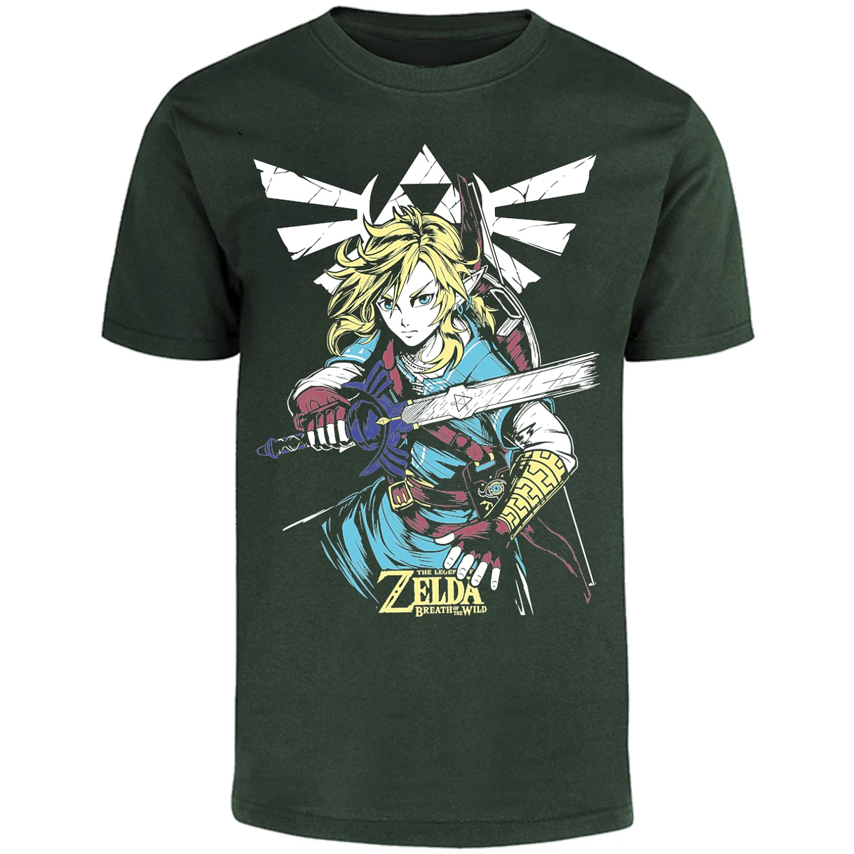 Playera The Leyend Of Zelda Link Botw para Adulto 25