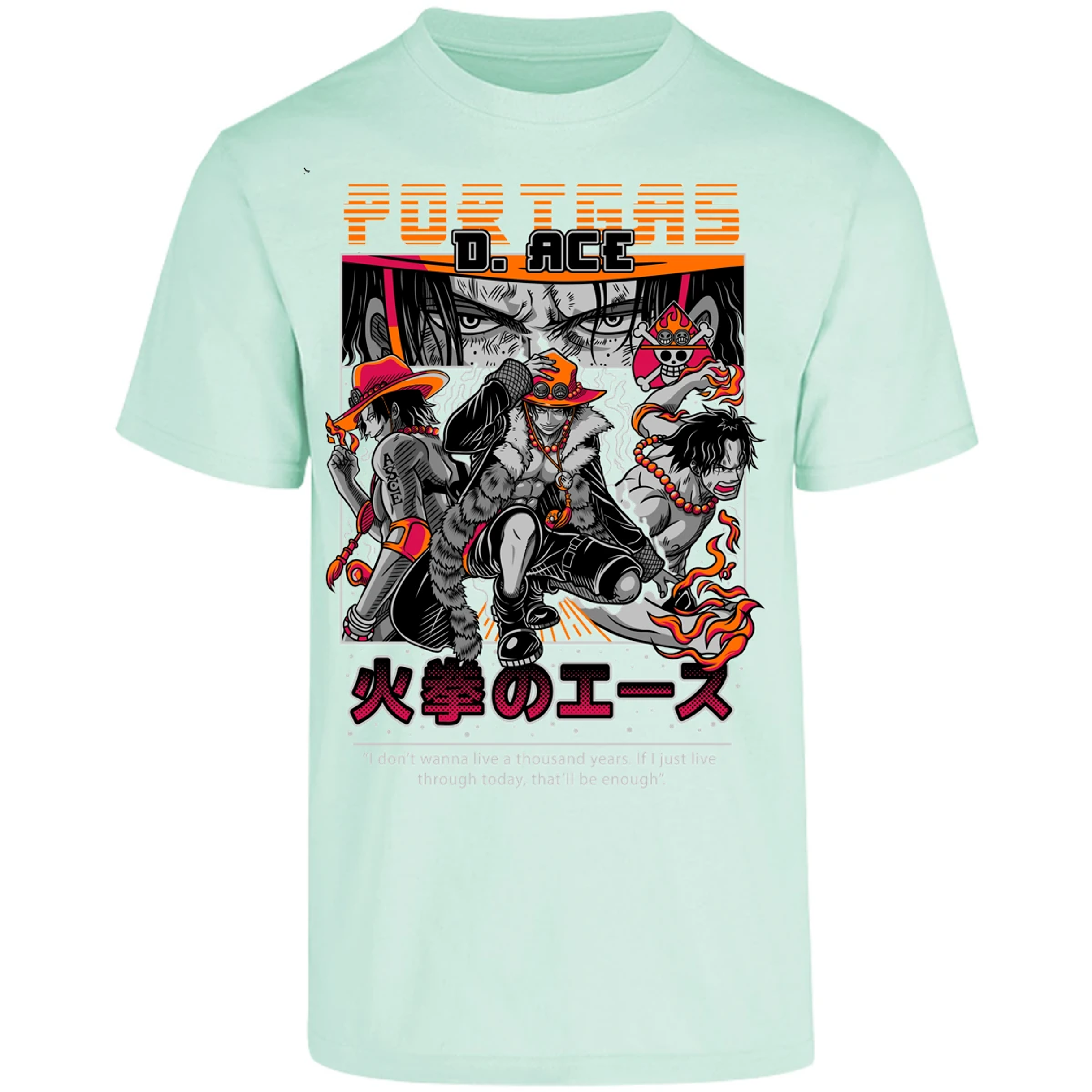 Playera One Piece Portgas para Adulto 25