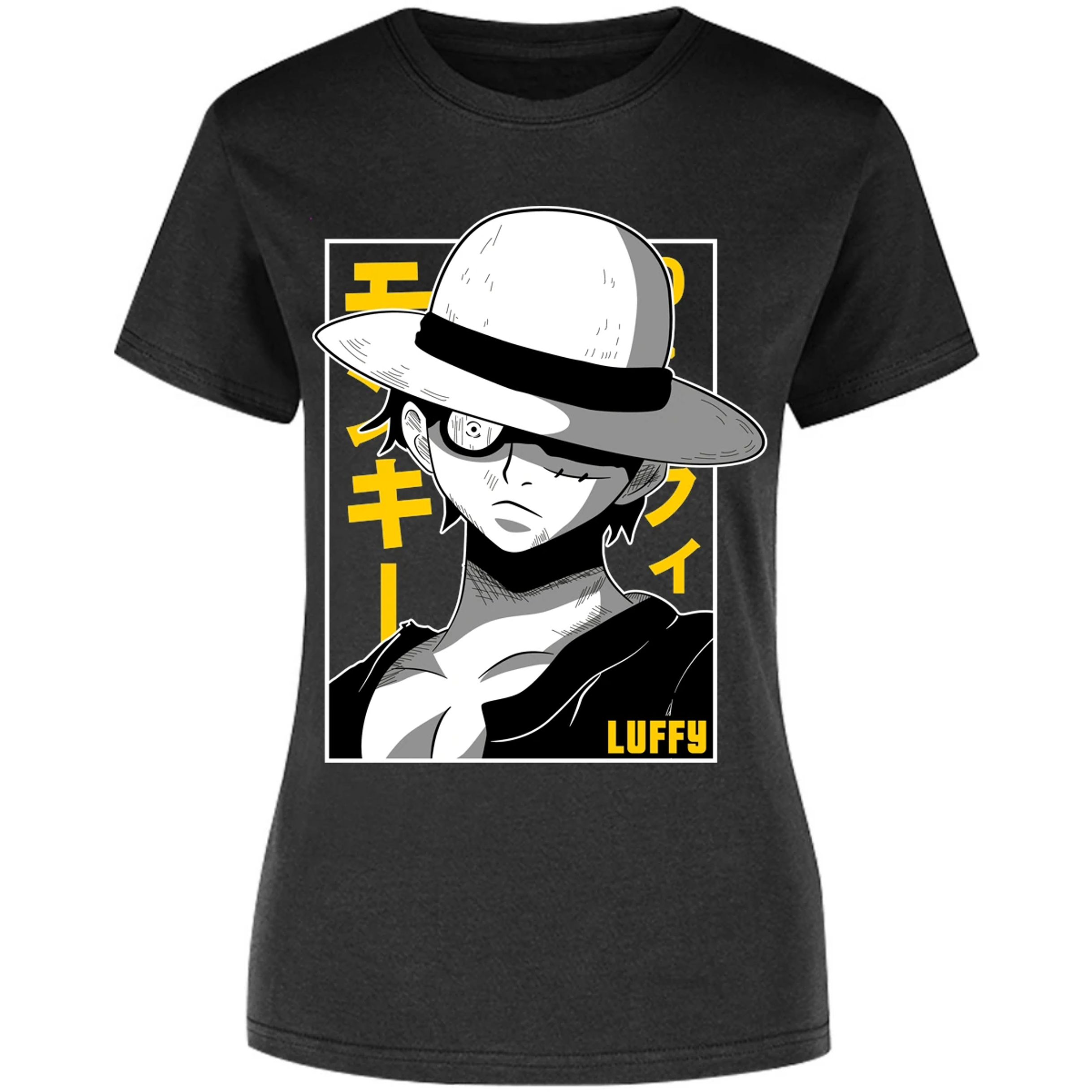 Blusa One Piece Luffy Basic Blusa para Mujer 9