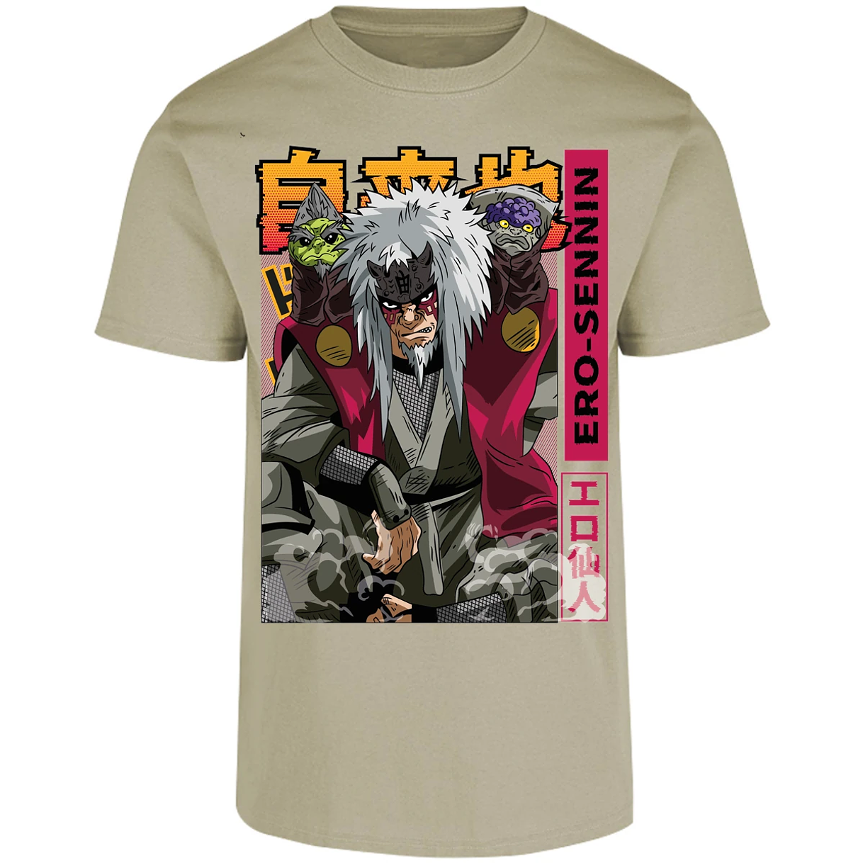 Playera Naruto Jiraiya Diseo para Adulto 8