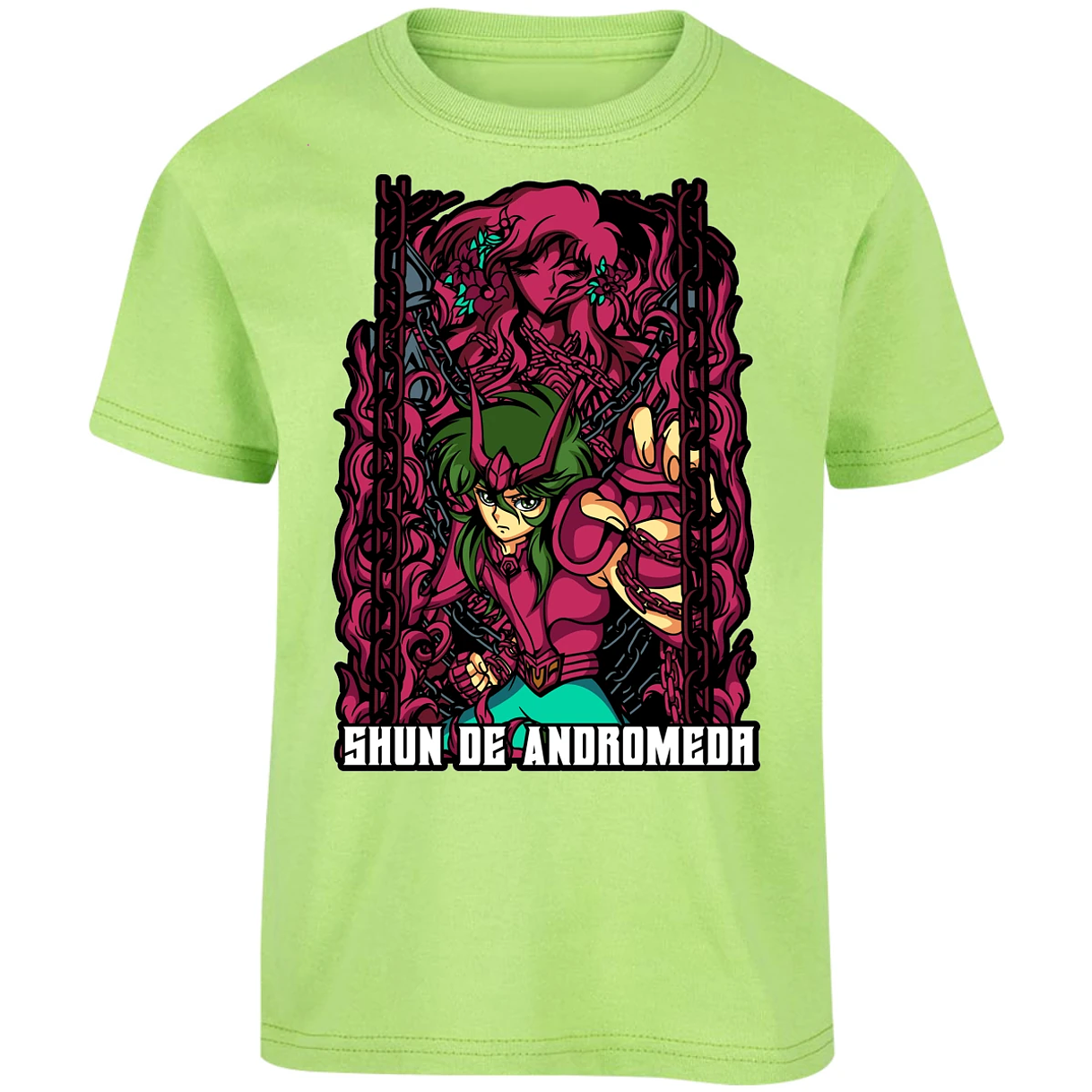 Playera Saint Seiya Shun Anime para Niño 10