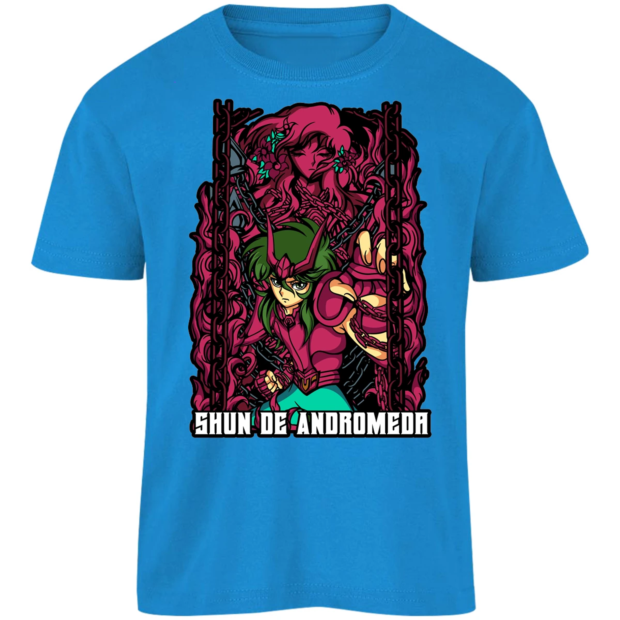 Playera Saint Seiya Shun Anime para Niño 5