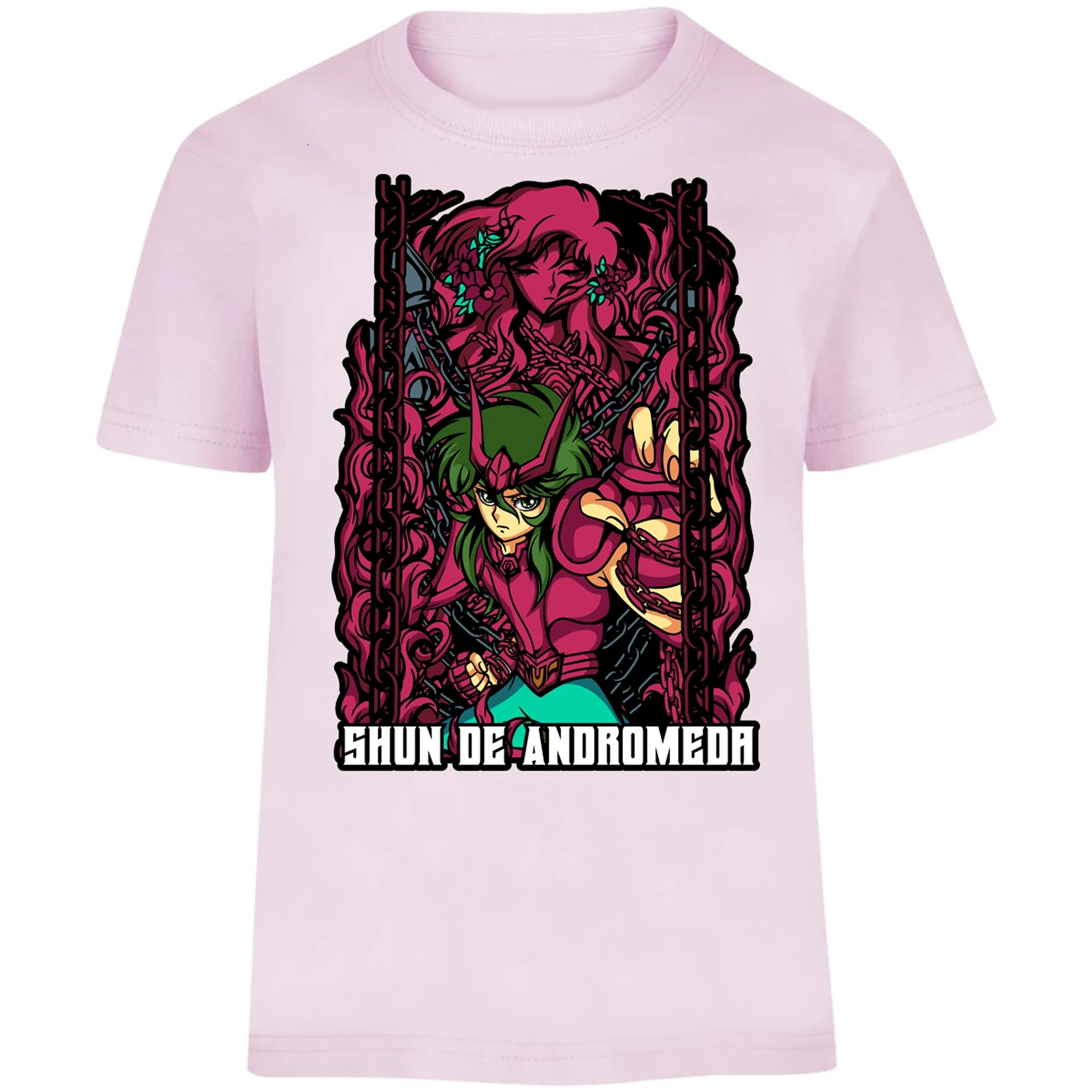 Playera Saint Seiya Shun Anime para Niño 12