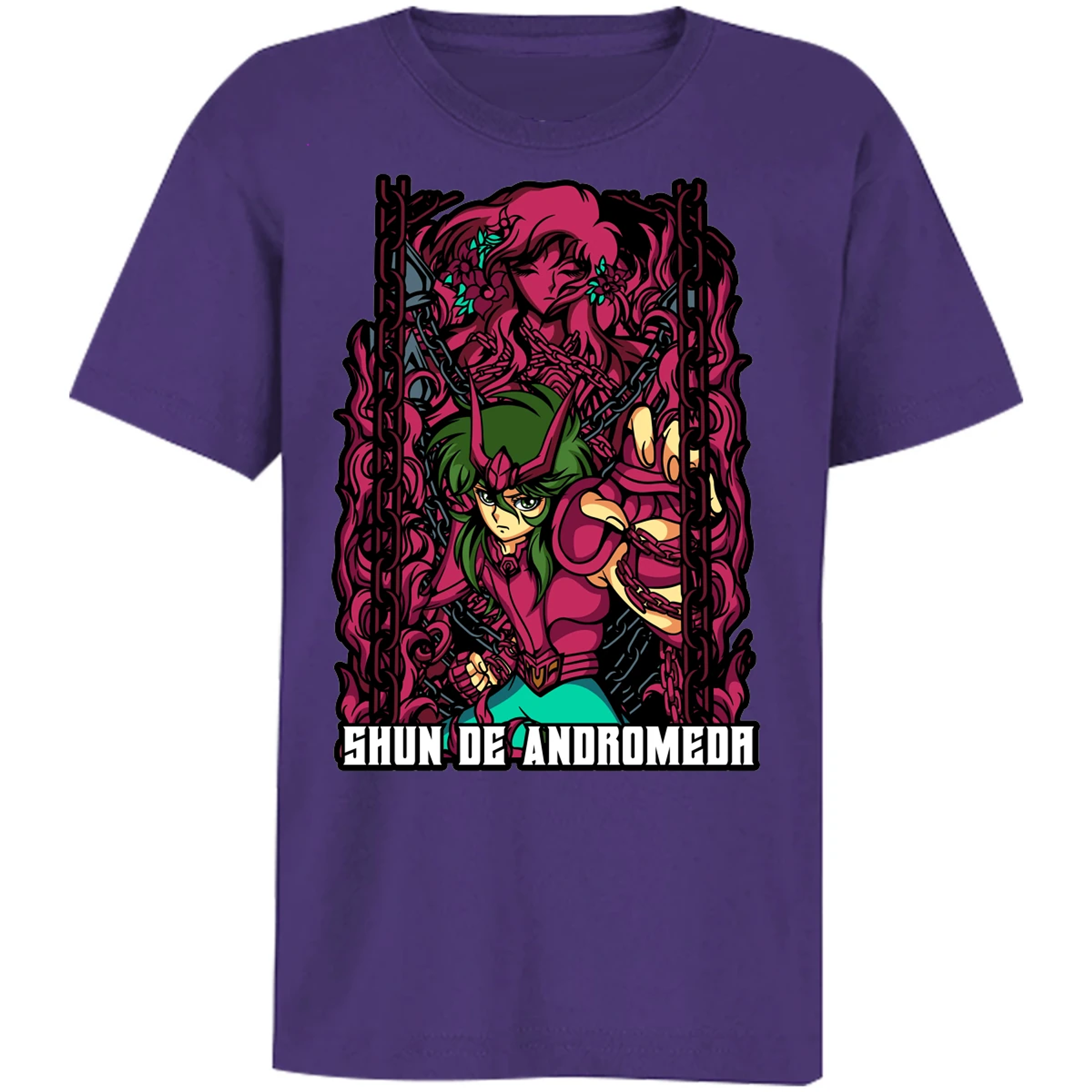 Playera Saint Seiya Shun Anime para Niño 16