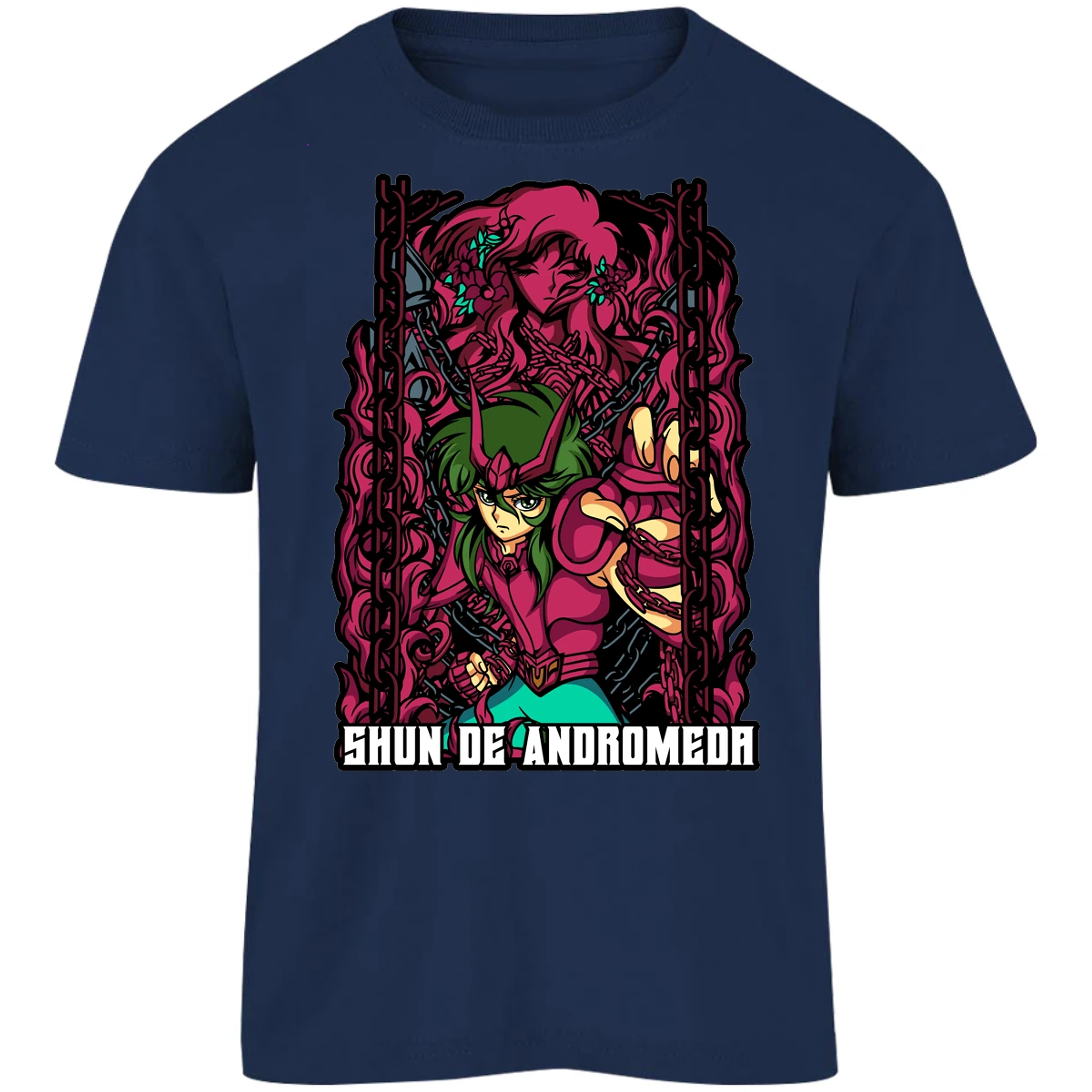 Playera Saint Seiya Shun Anime para Niño 17