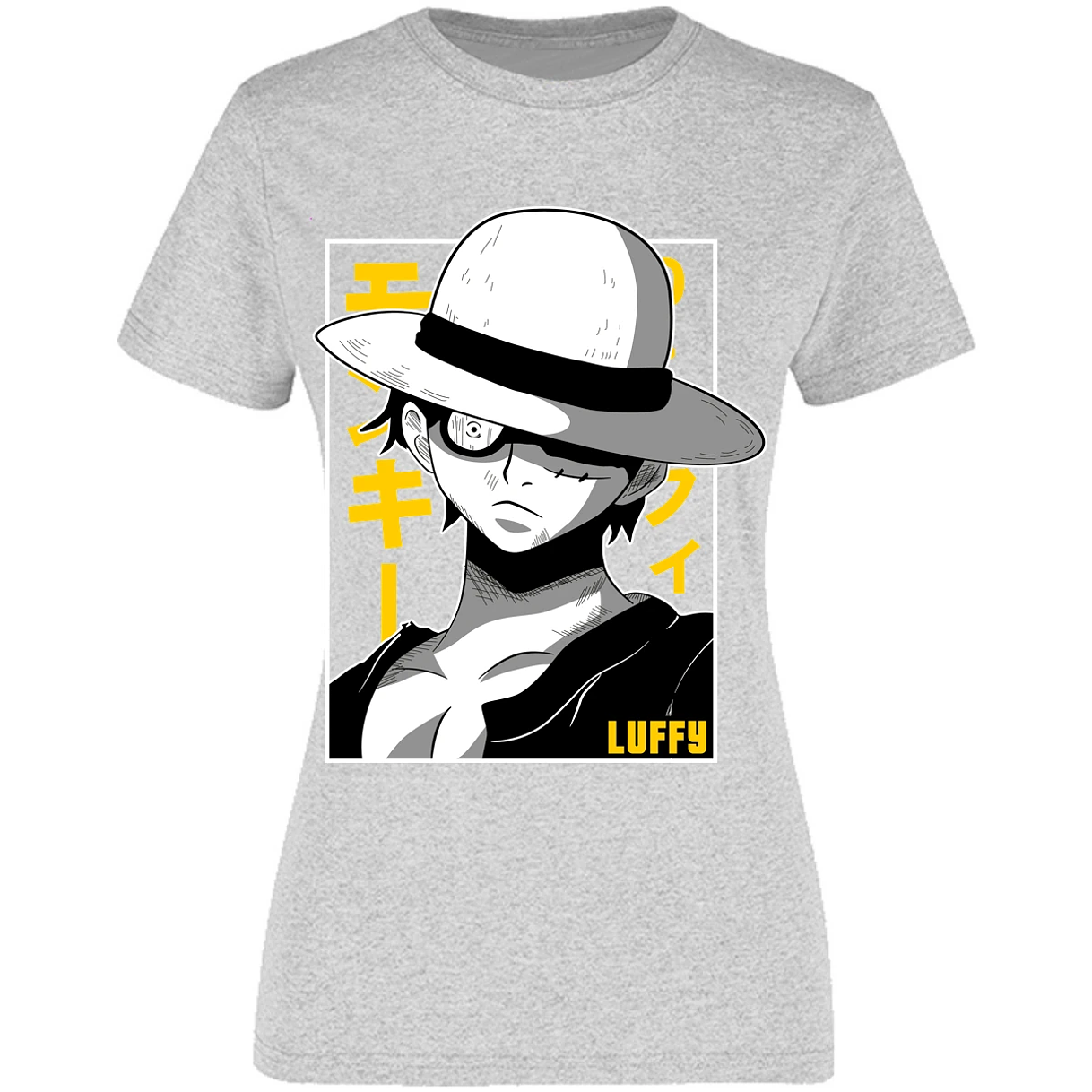 Blusa One Piece Luffy Basic Blusa para Mujer 7