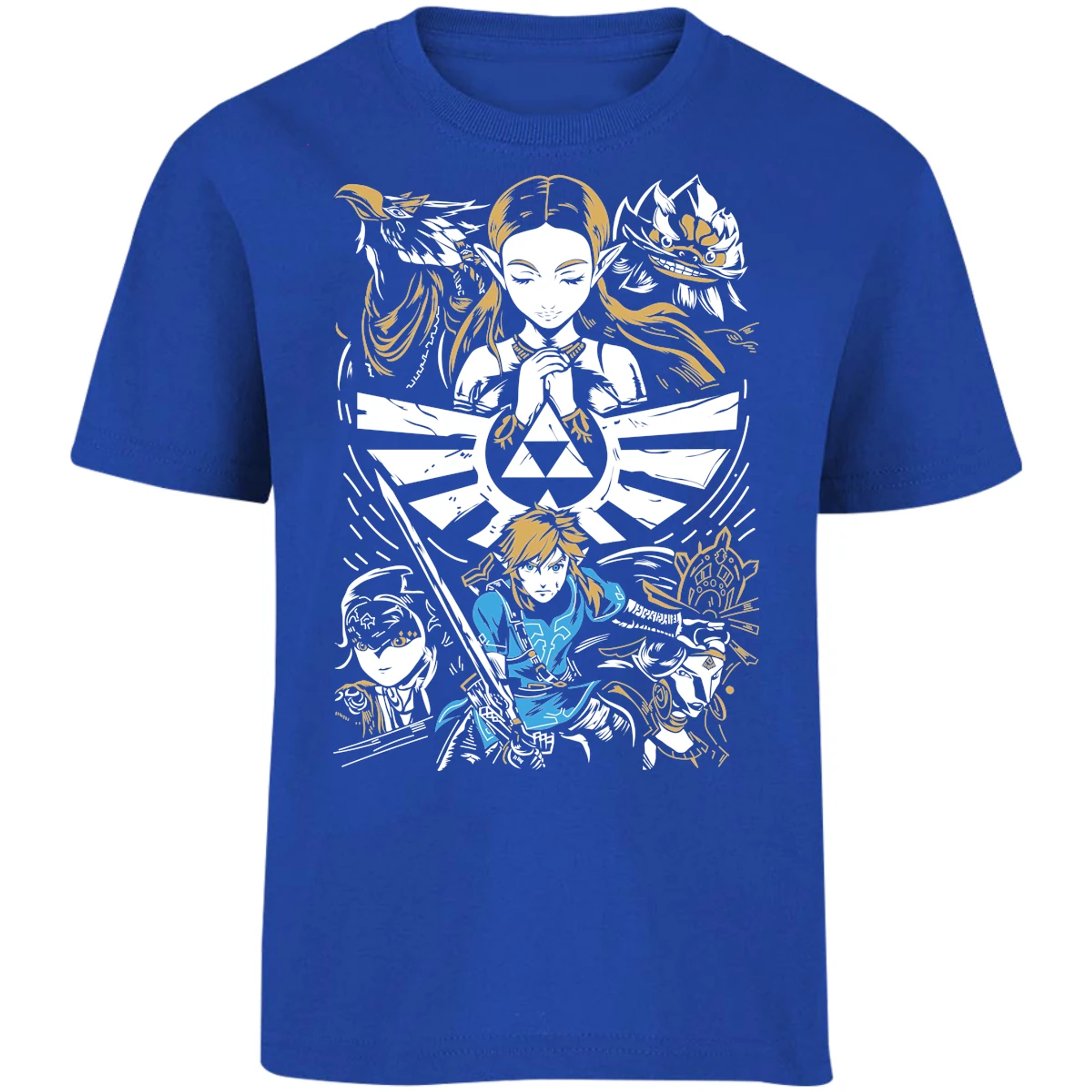 Playera The Leyend Of Zelda Diseo Link Y Zelda para Niño 14