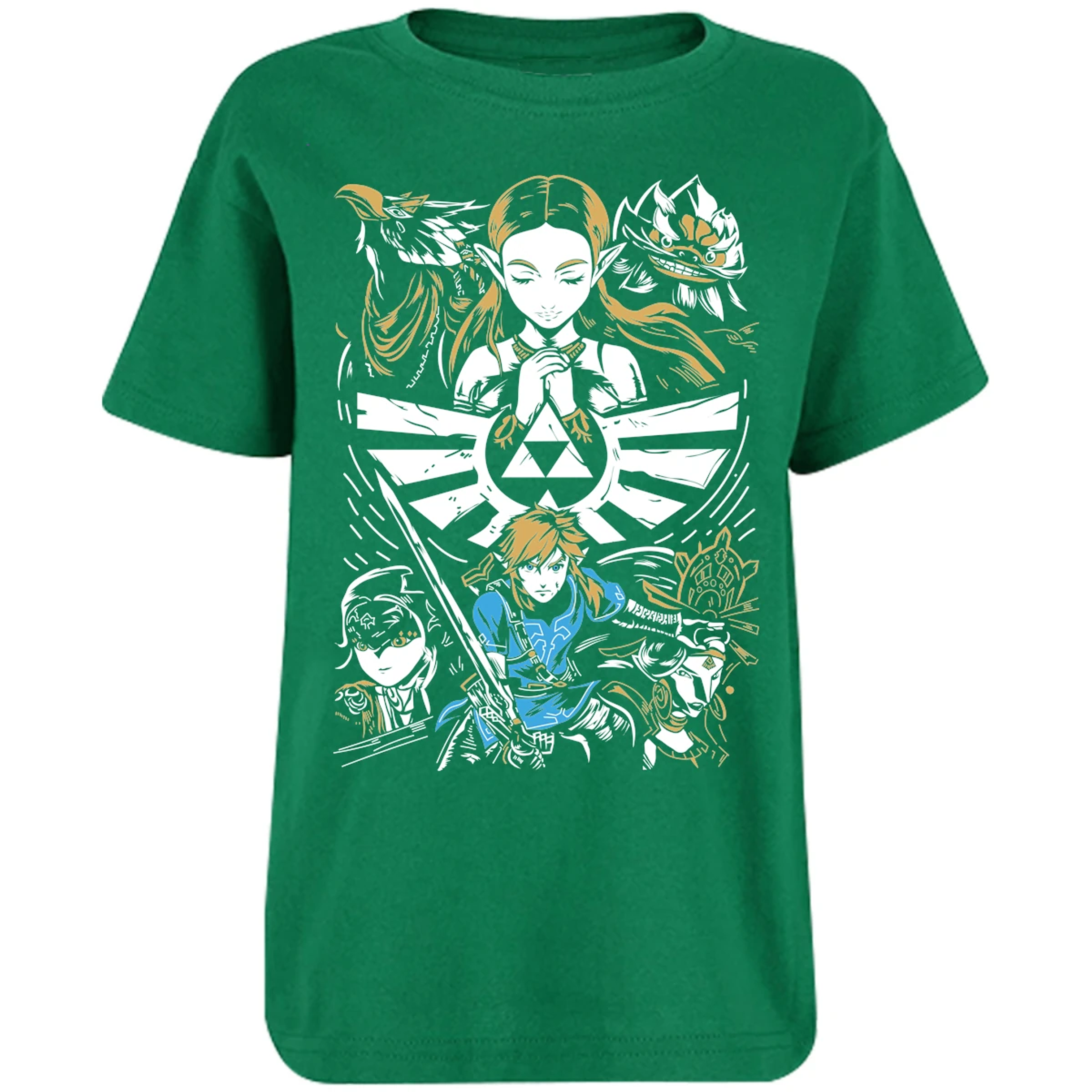 Playera The Leyend Of Zelda Diseo Link Y Zelda para Niño 17