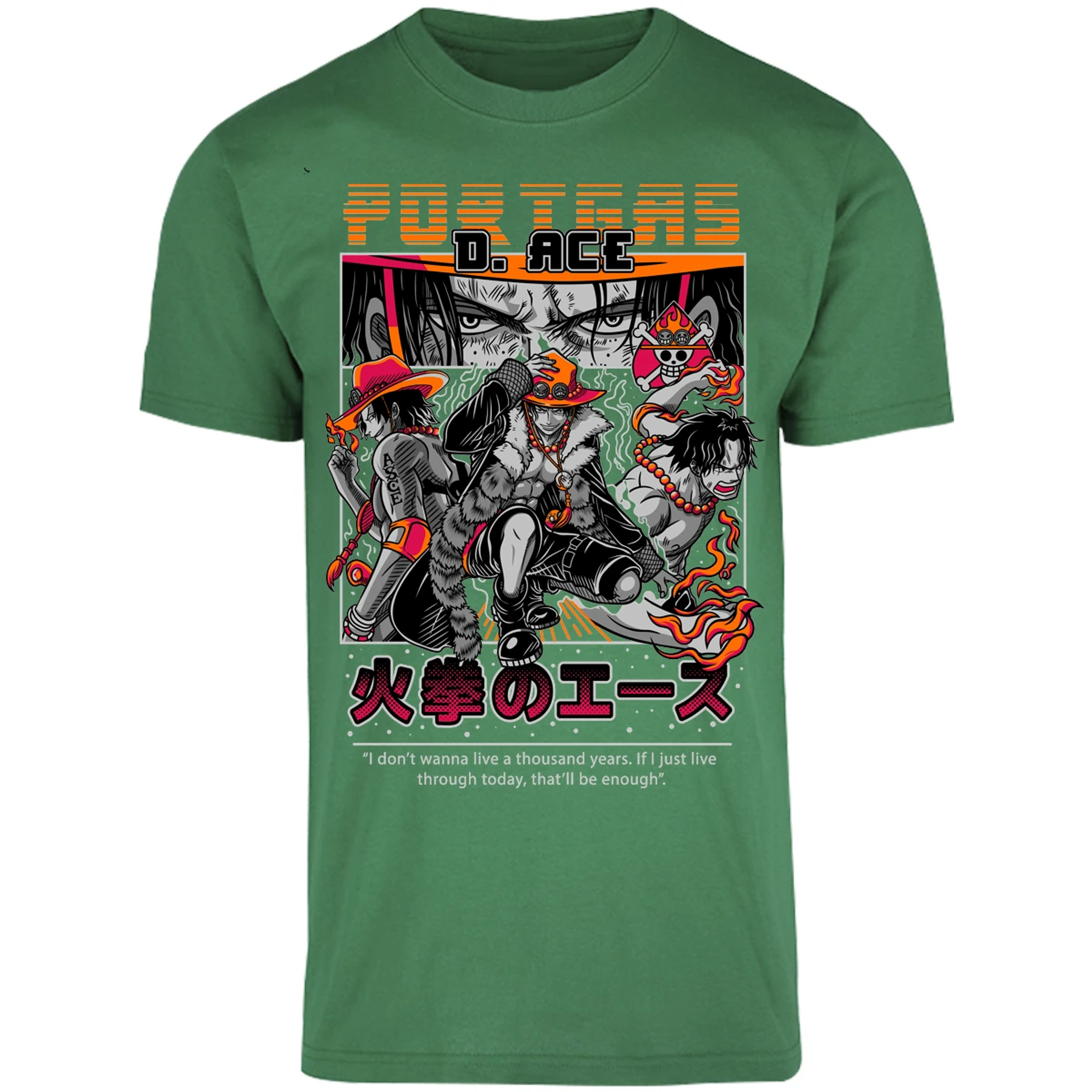 Playera One Piece Portgas para Adulto 1