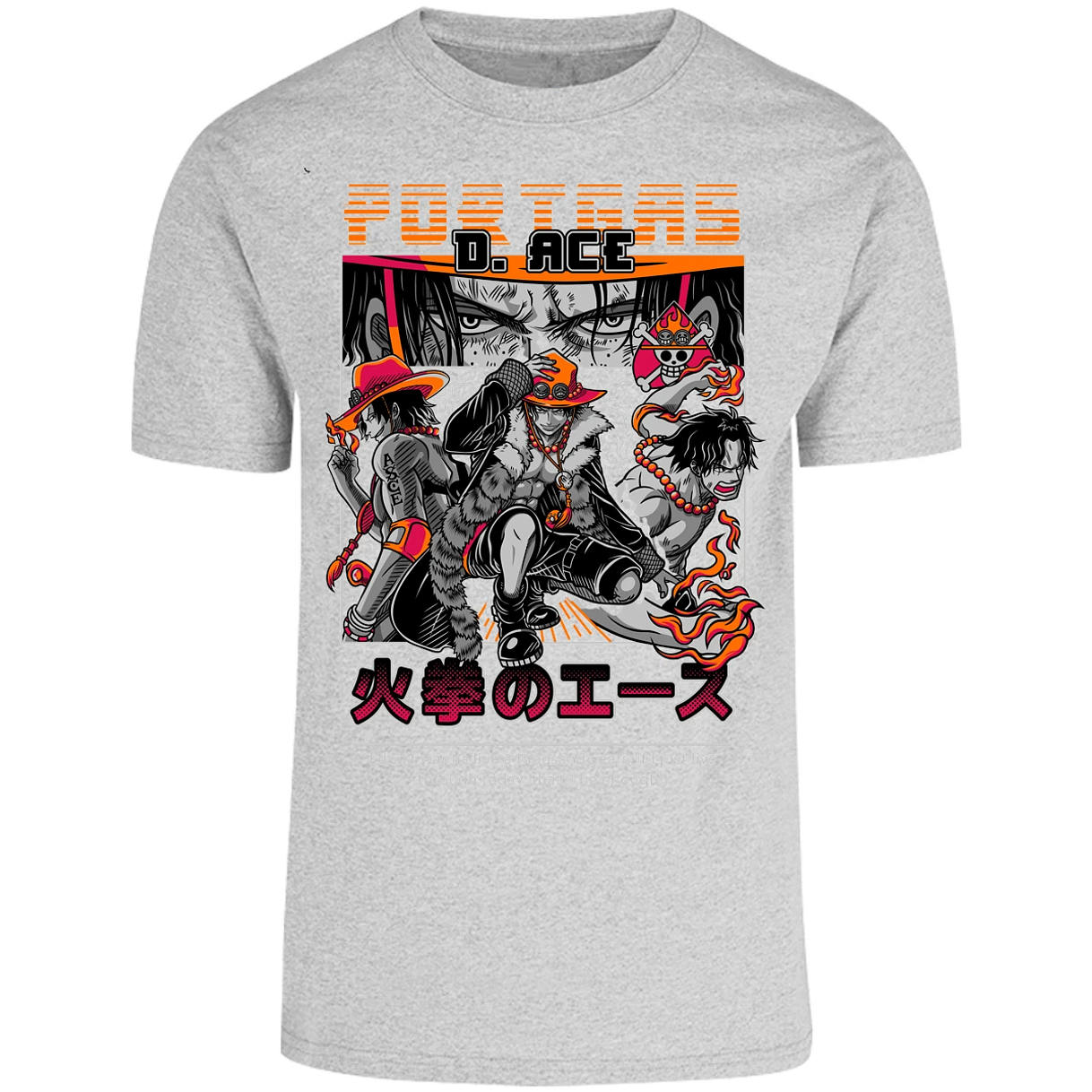 Playera One Piece Portgas para Adulto 36