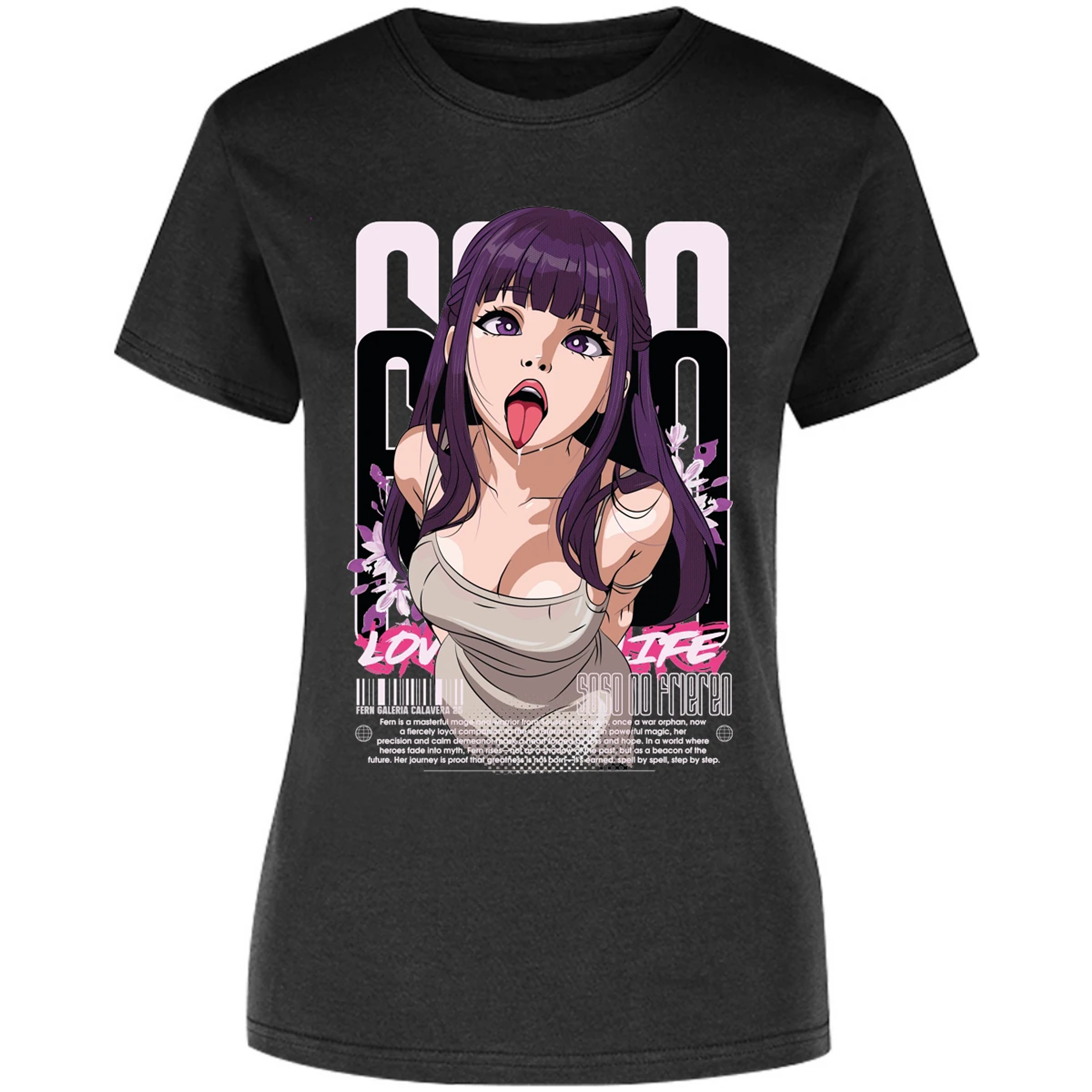 Blusa Soso No Frieren Fern Waifu Blusa para Mujer 6
