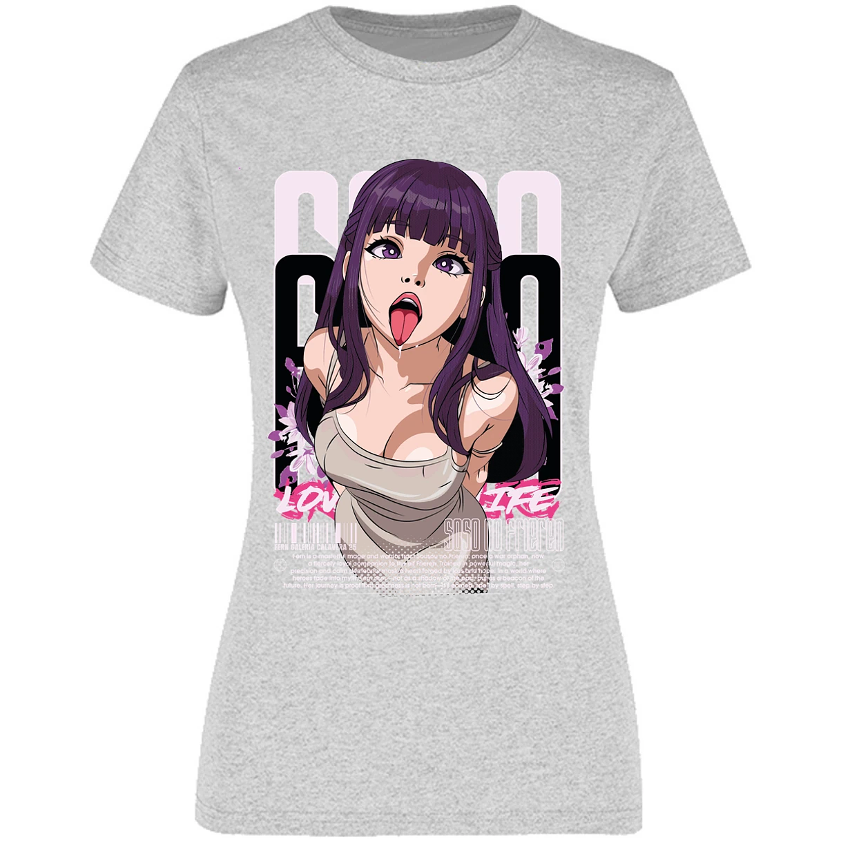 Blusa Soso No Frieren Fern Waifu Blusa para Mujer 11