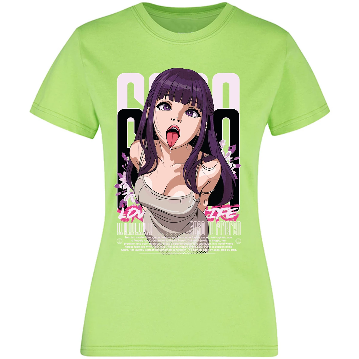 Blusa Soso No Frieren Fern Waifu Blusa para Mujer 2
