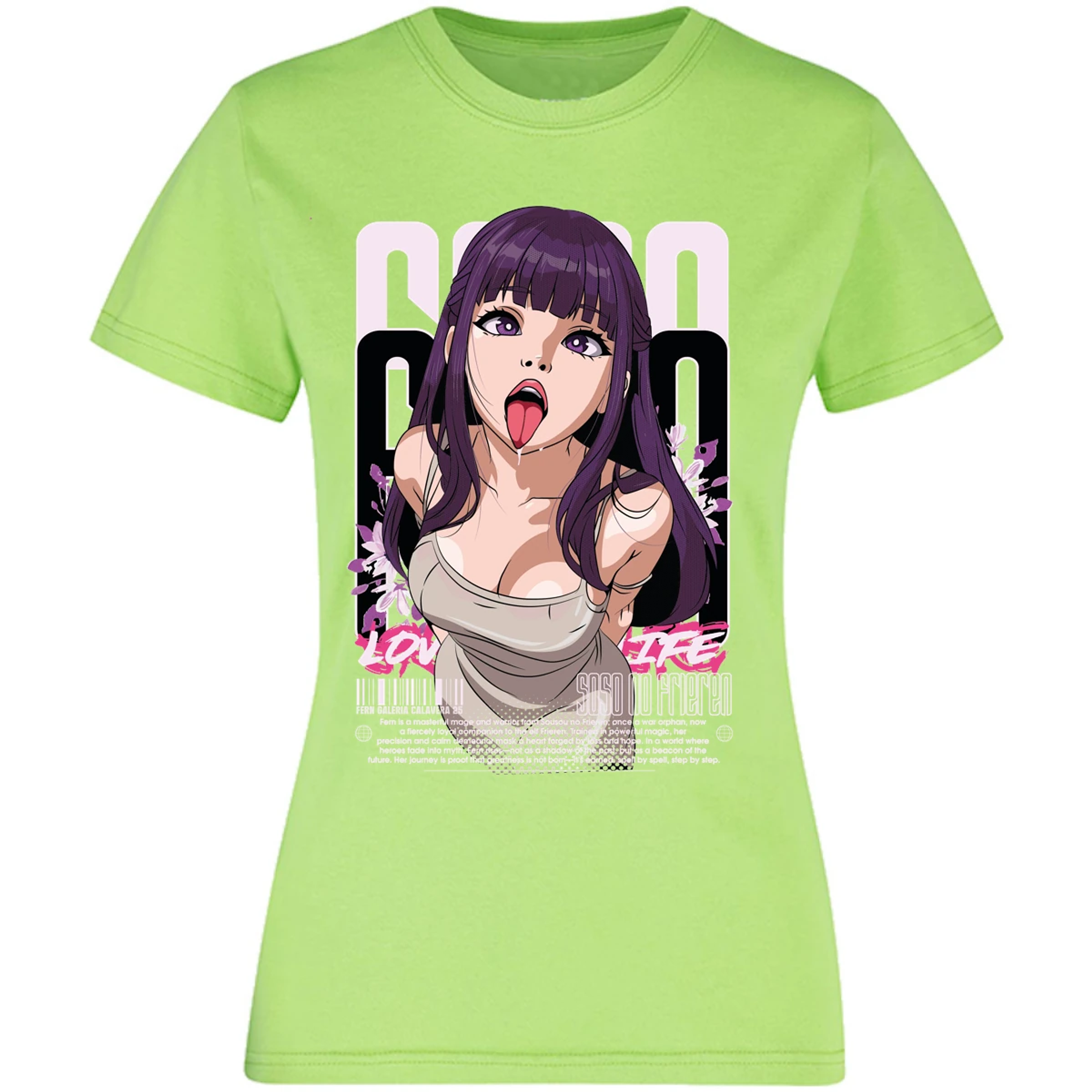 Blusa Soso No Frieren Fern Waifu Blusa para Mujer 2