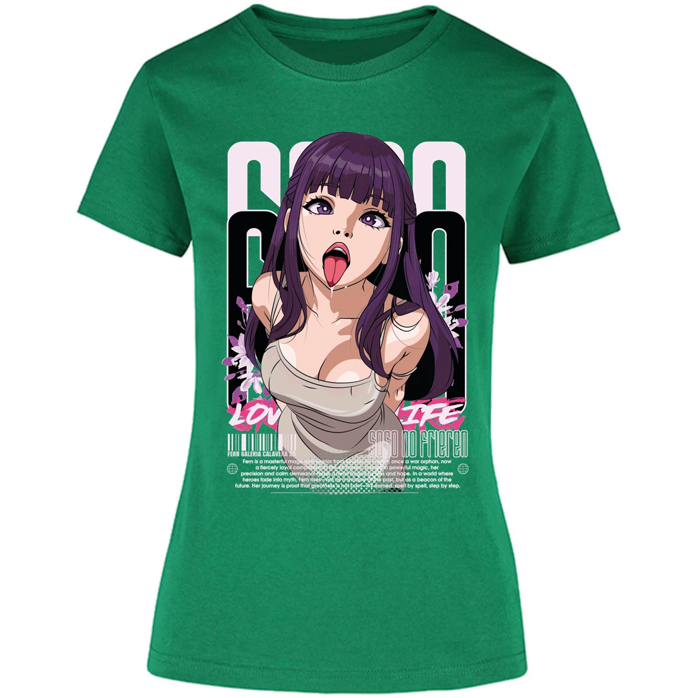 Blusa Soso No Frieren Fern Waifu Blusa para Mujer 1