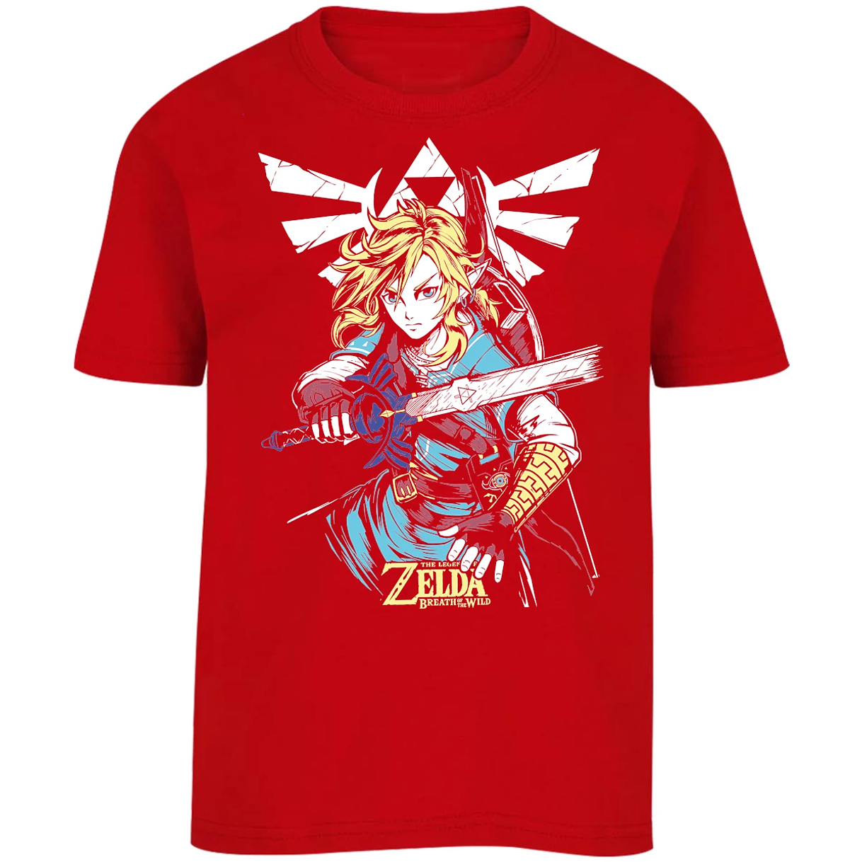 Playera The Leyend Of Zelda Link Botw para Niño 8