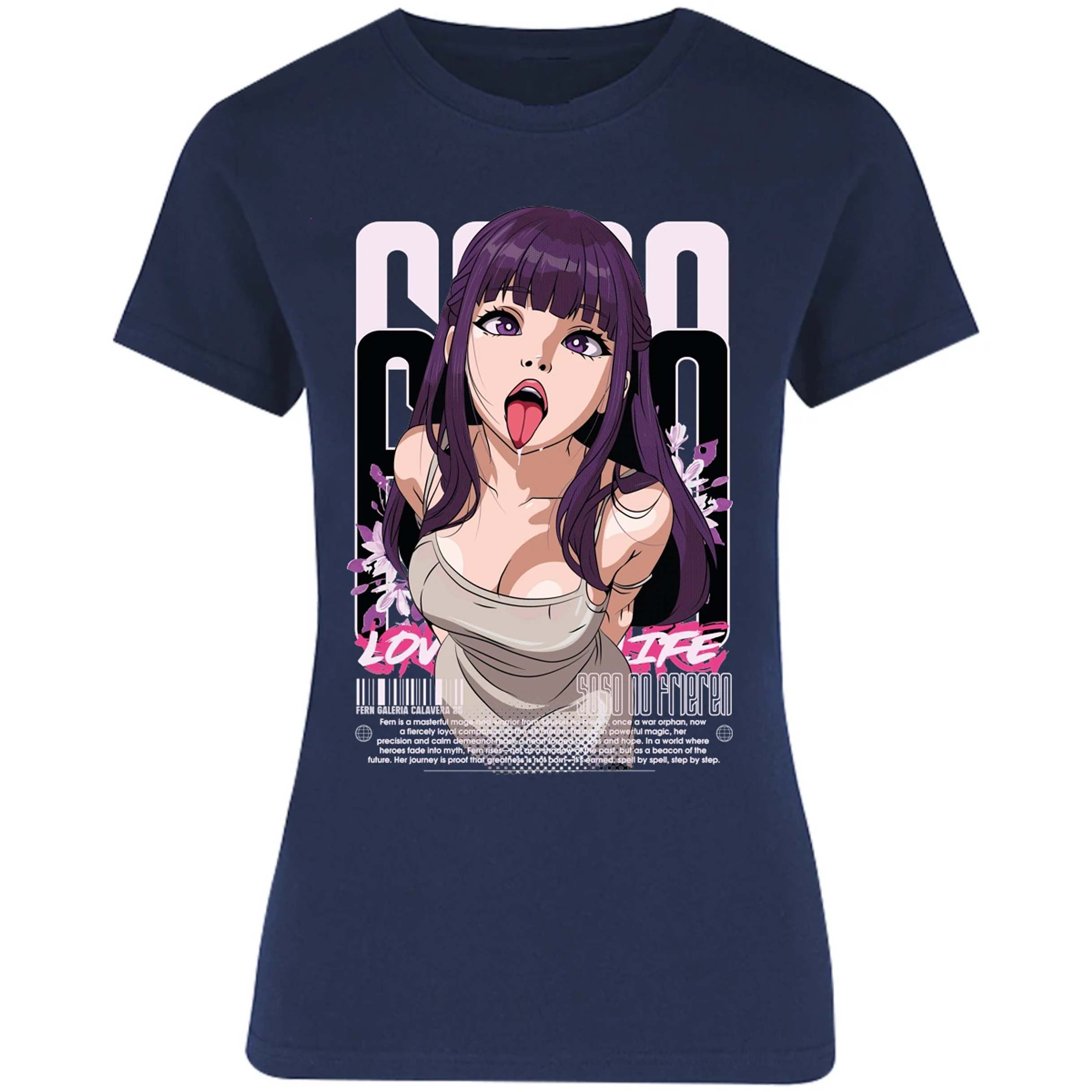 Blusa Soso No Frieren Fern Waifu Blusa para Mujer 3