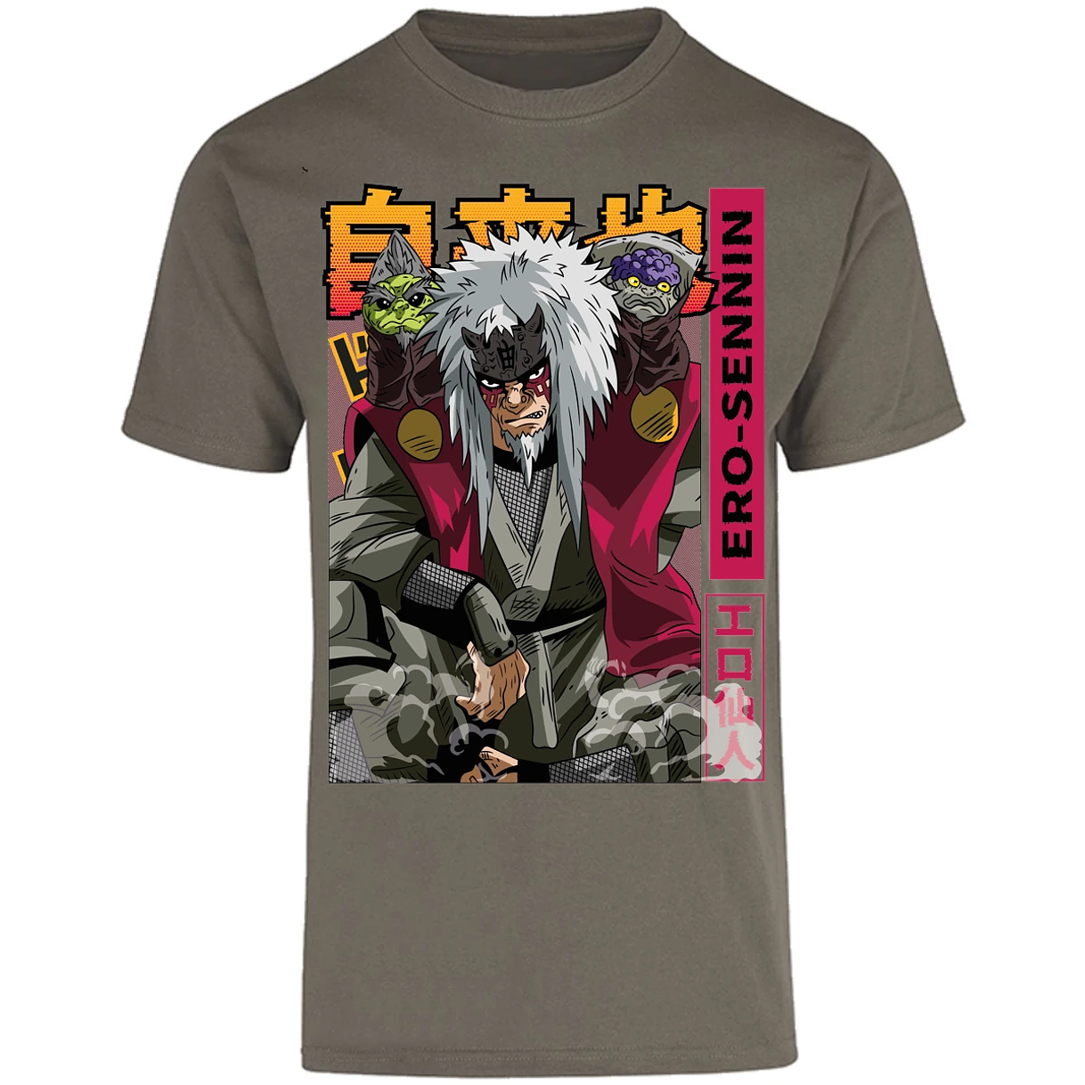 Playera Naruto Jiraiya Diseo para Adulto 28